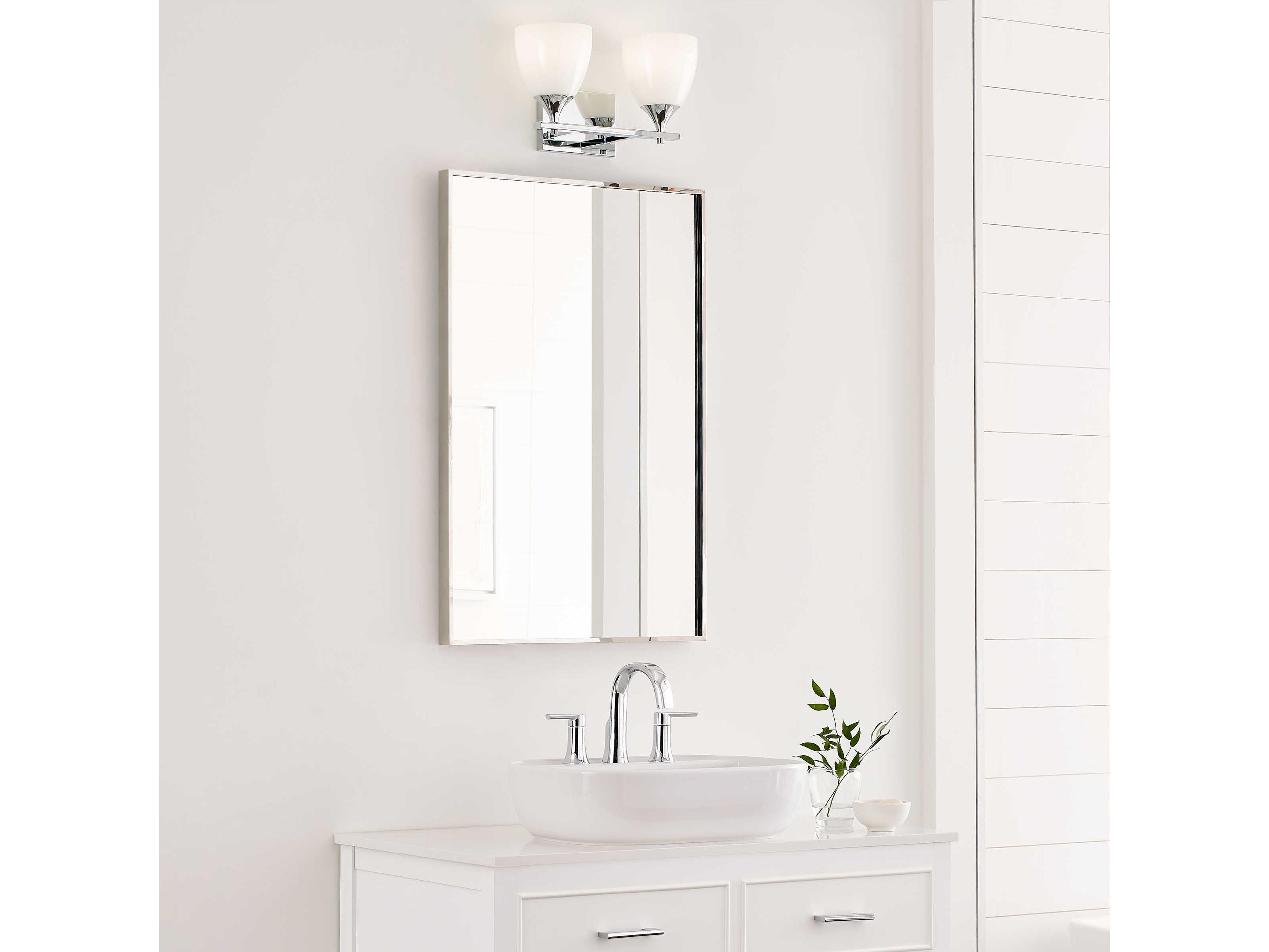 Visual Comfort Studio Toffino 2-Light Chrome Vanity Light