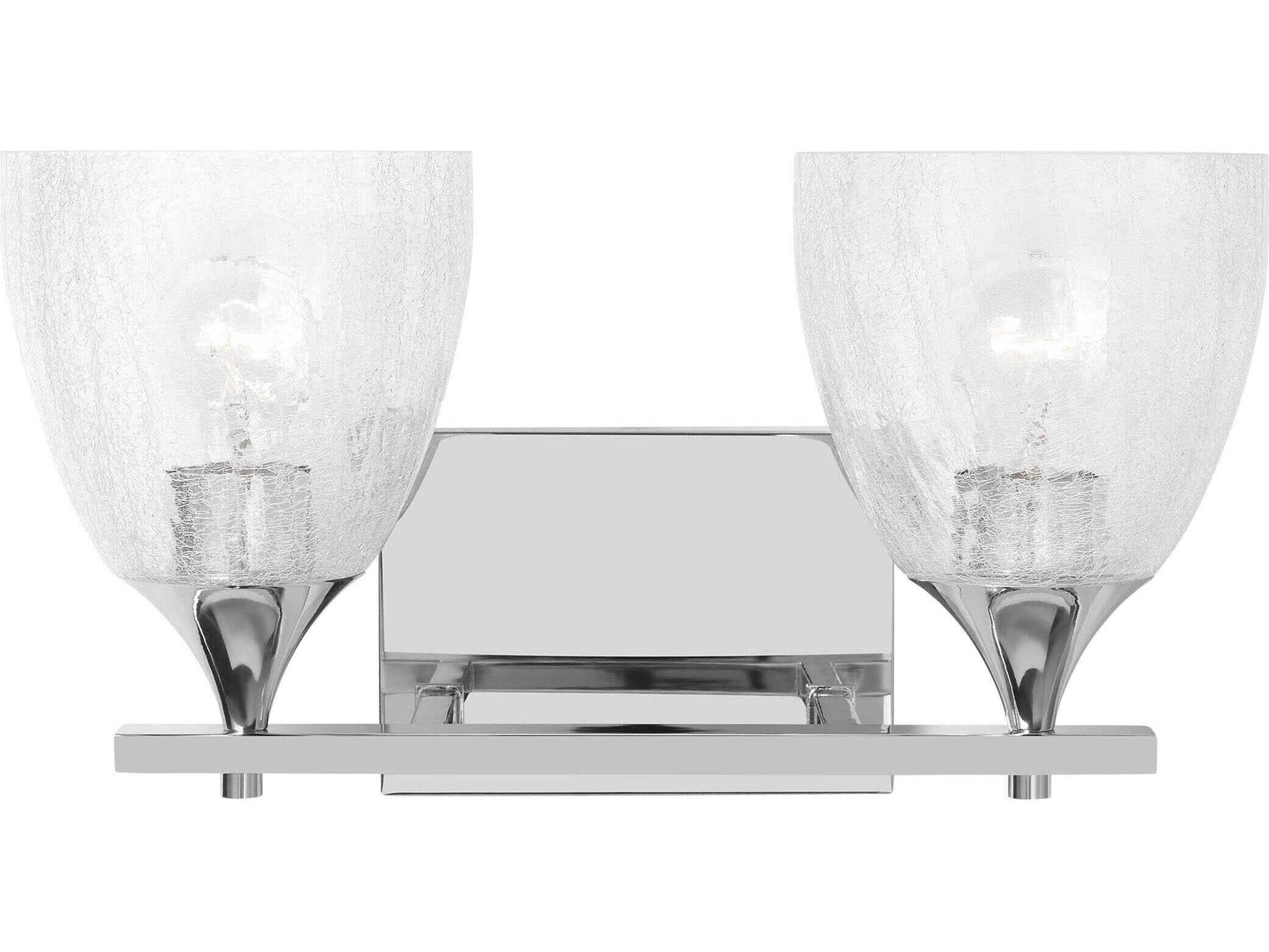 Visual Comfort Studio Toffino 2-Light Chrome Vanity Light
