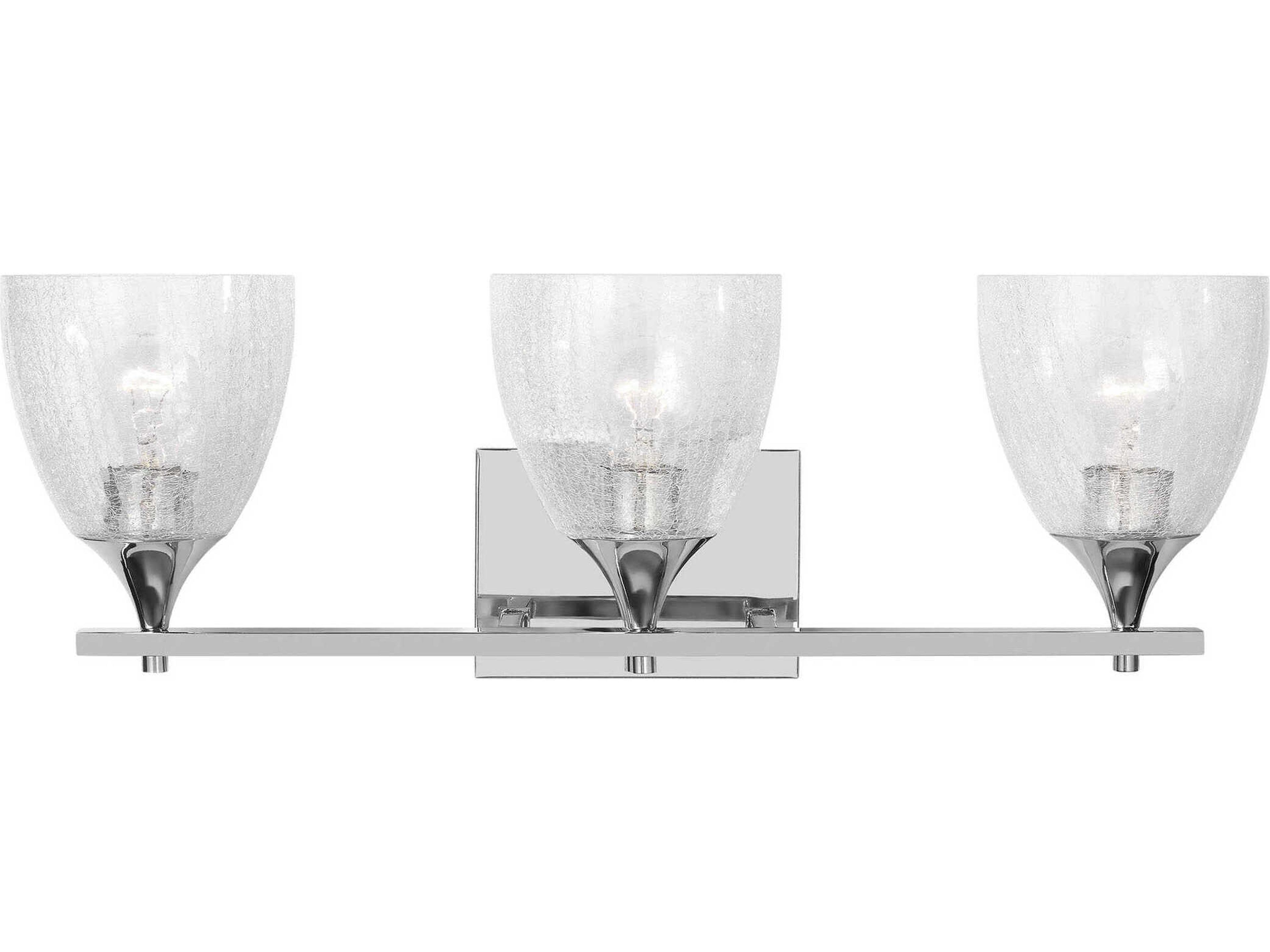 Visual Comfort Studio Toffino 3-Light Chrome Vanity Light