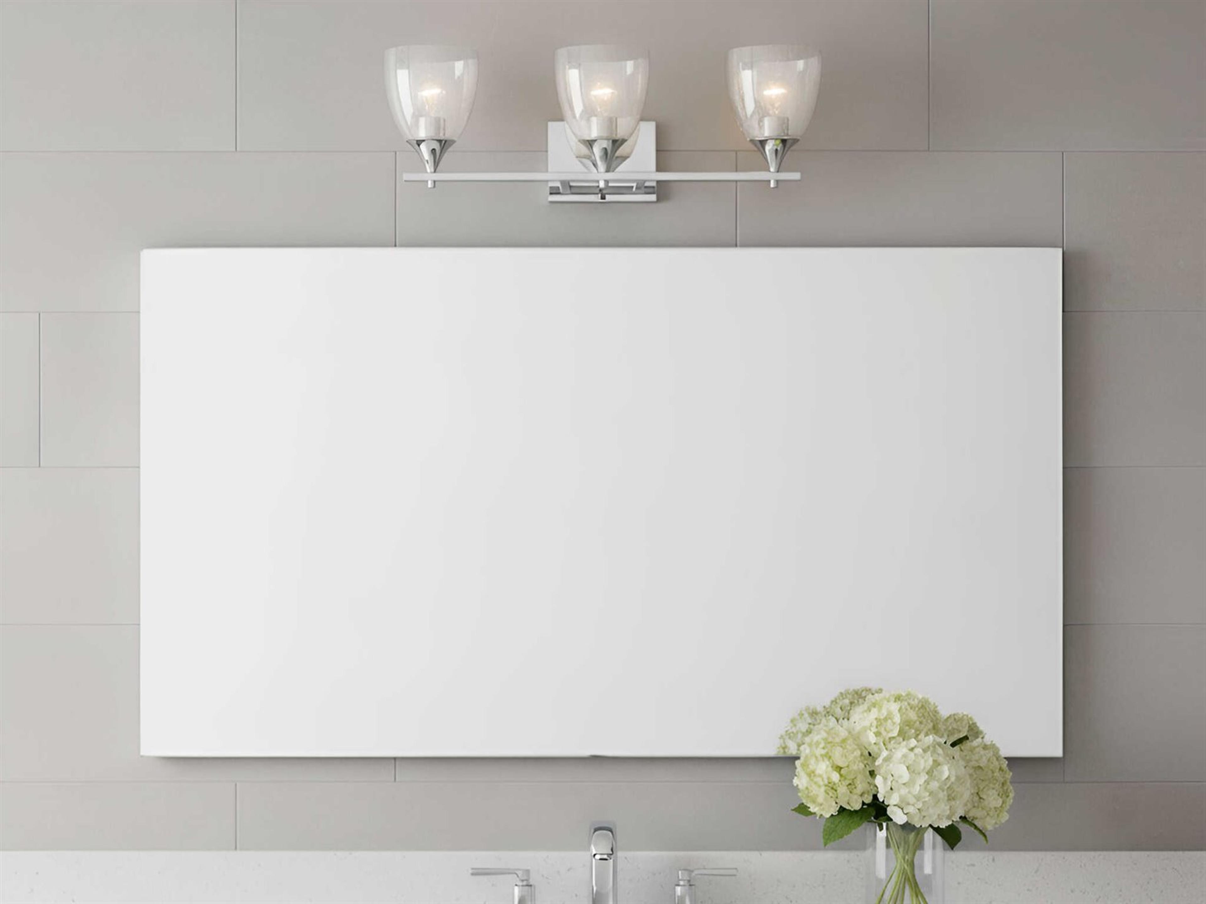 Visual Comfort Studio Toffino 3-Light Chrome Vanity Light