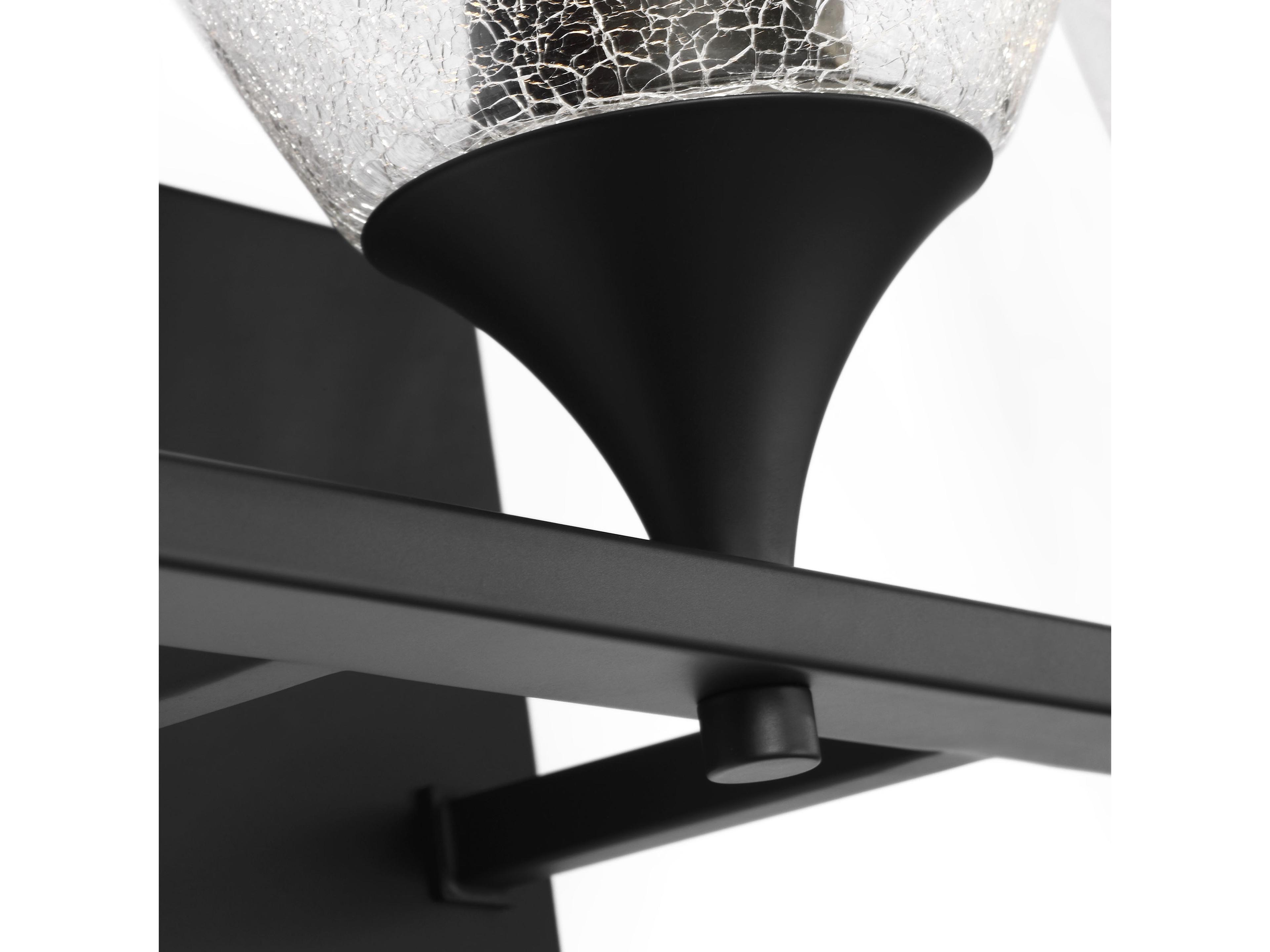 Visual Comfort Studio Toffino 3-Light Midnight Black Vanity Light