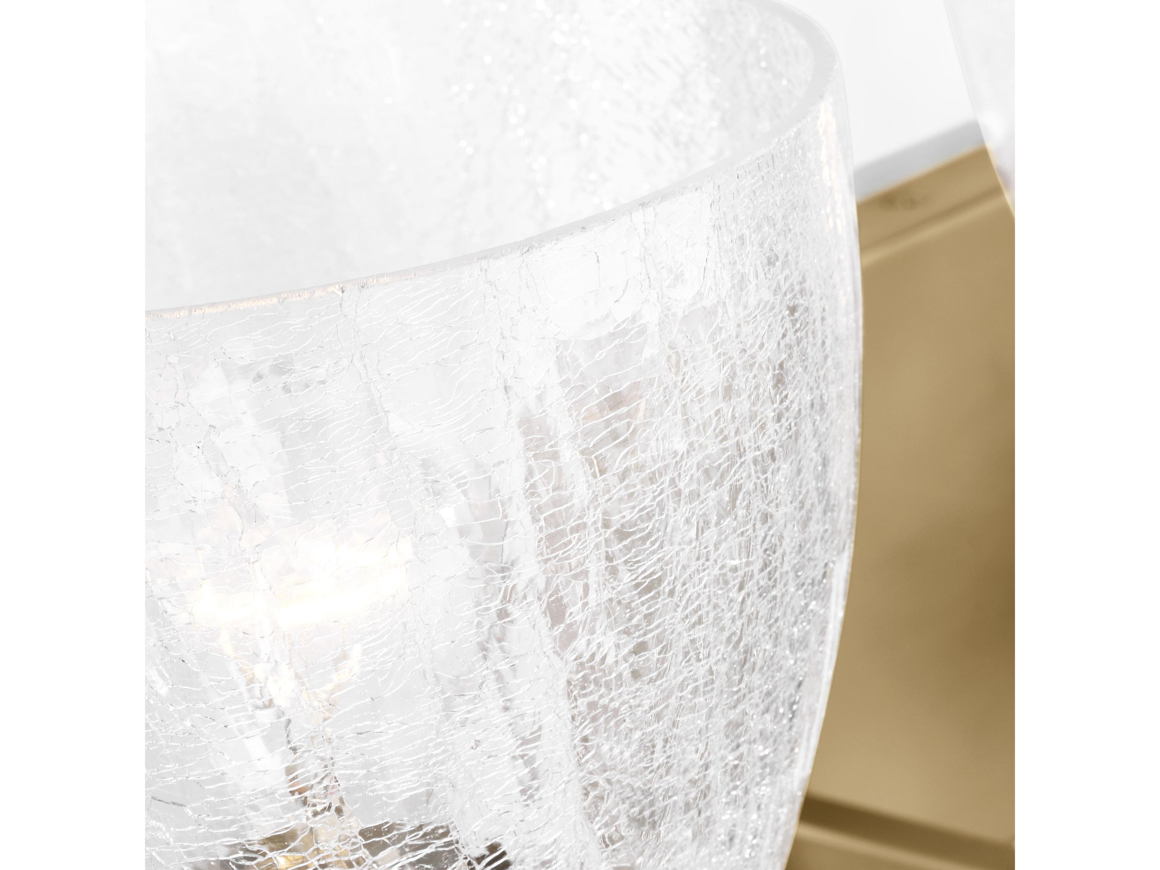 Visual Comfort Studio Toffino 3-Light Satin Brass Vanity Light