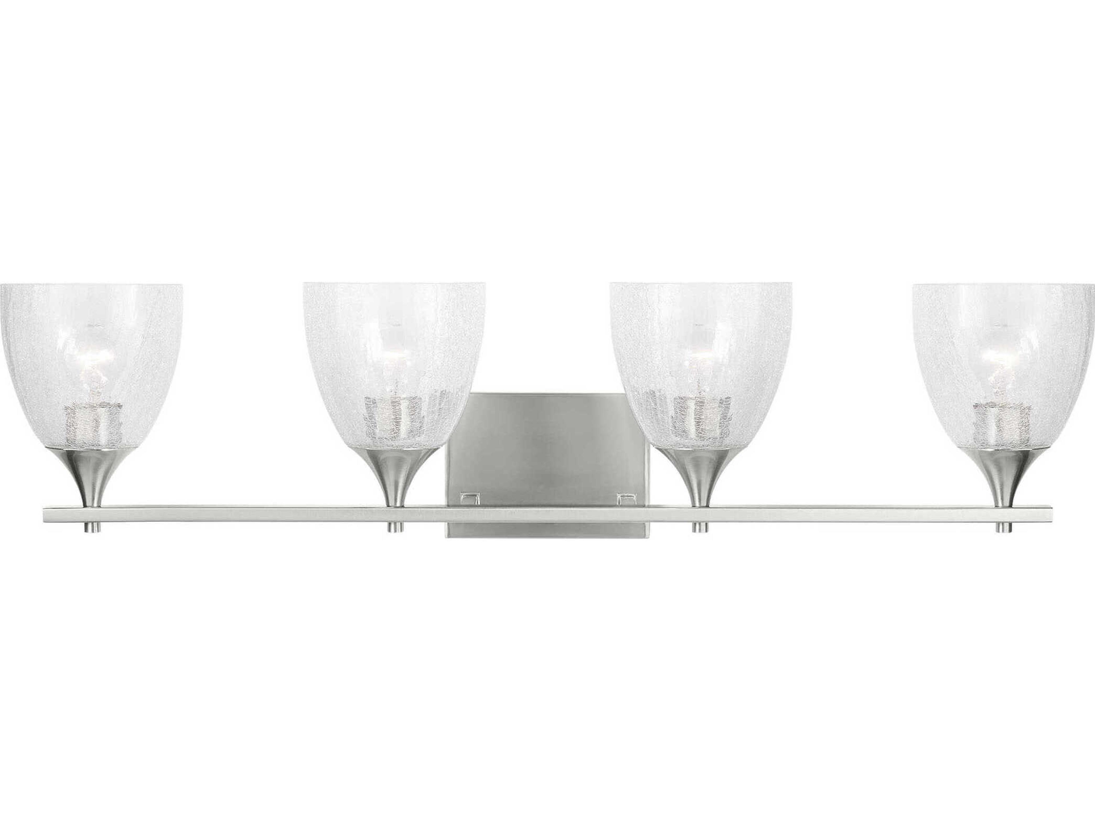 Visual Comfort Studio Toffino 4-Light Brushed Nickel Vanity Light