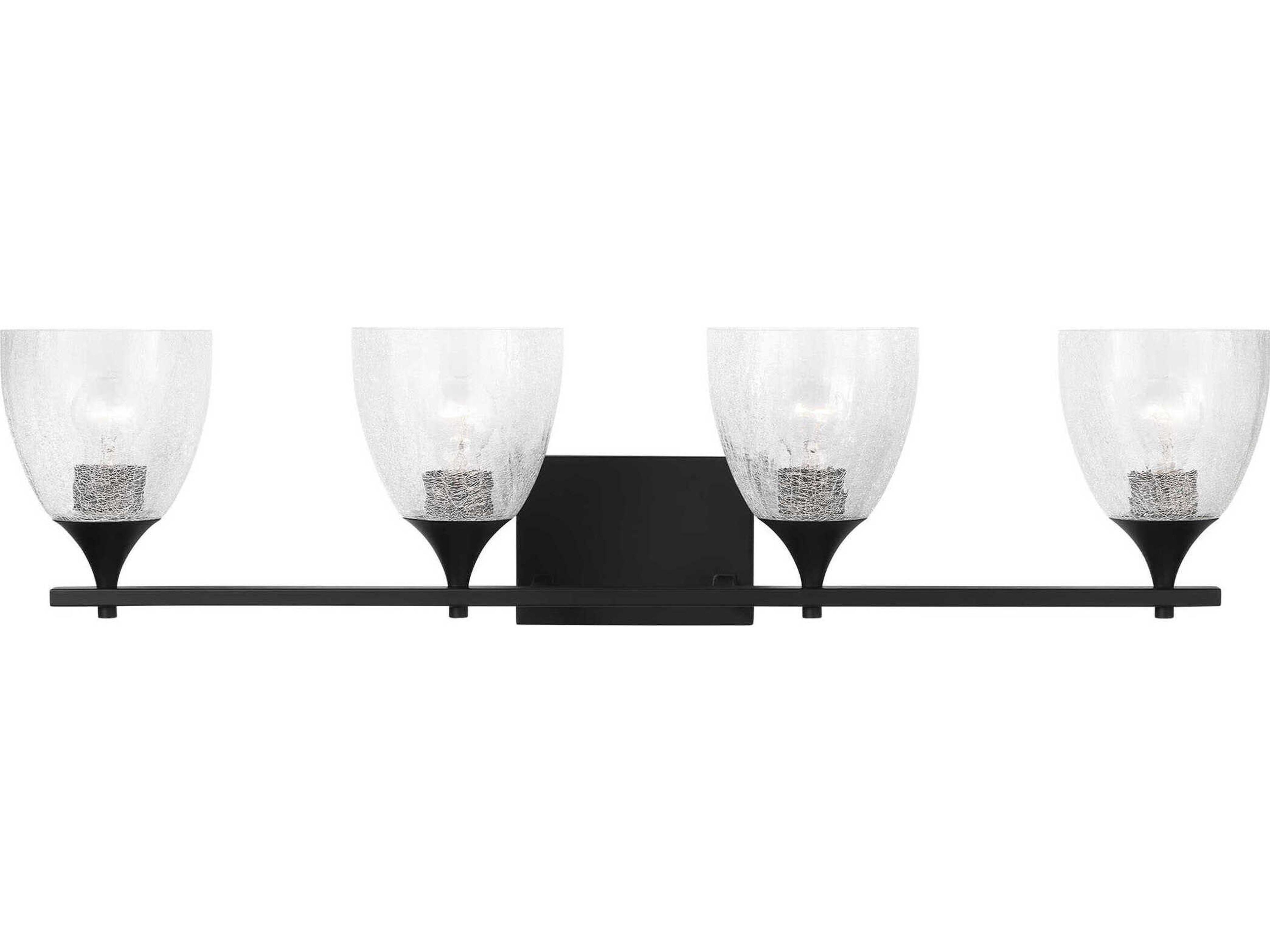 Visual Comfort Studio Toffino 4-Light Midnight Black Vanity Light