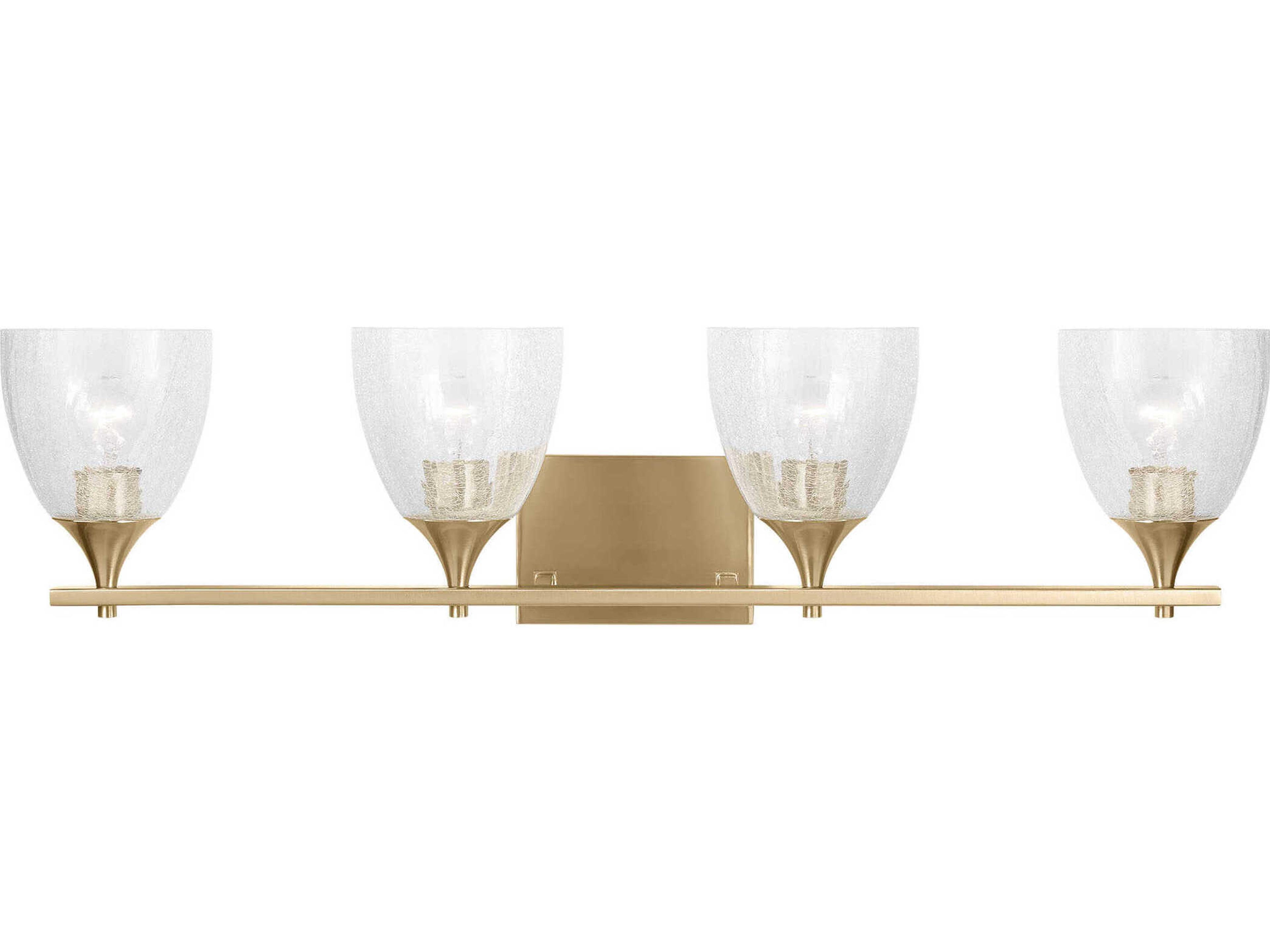 Visual Comfort Studio Toffino 4-Light Satin Brass Vanity Light