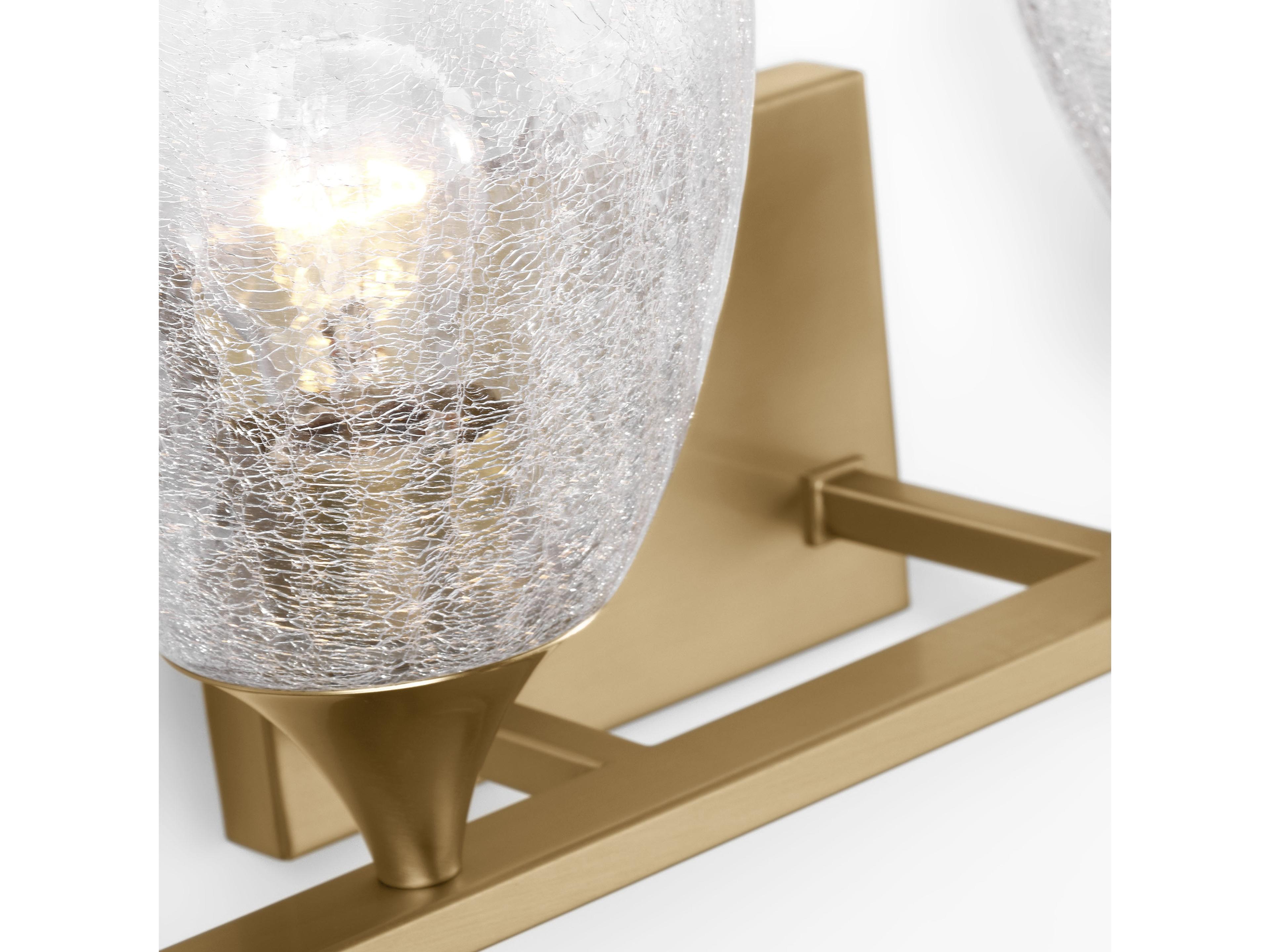 Visual Comfort Studio Toffino 4-Light Satin Brass Vanity Light