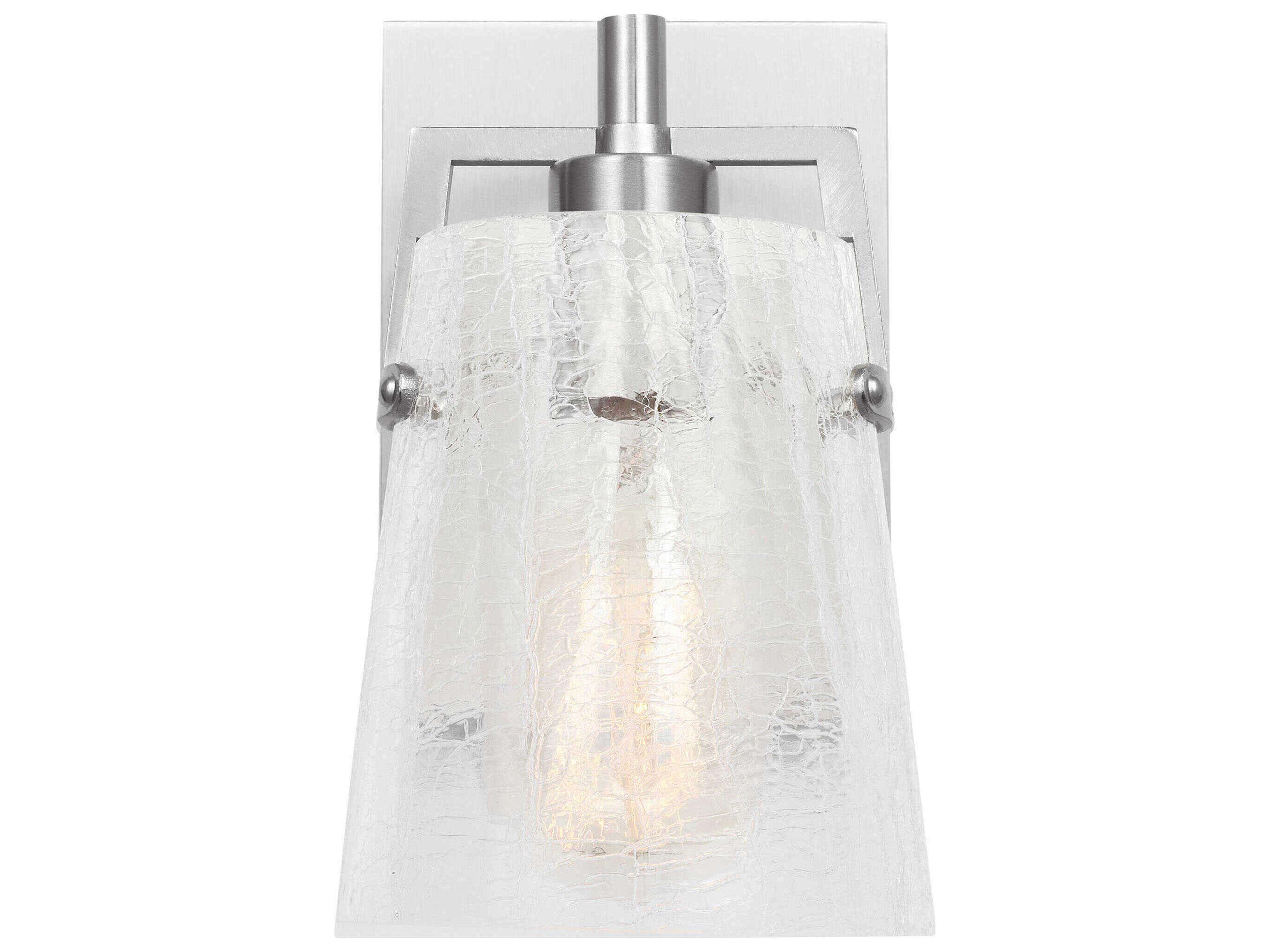Visual Comfort Studio Crofton 1-Light Brushed Nickel Wall Sconce