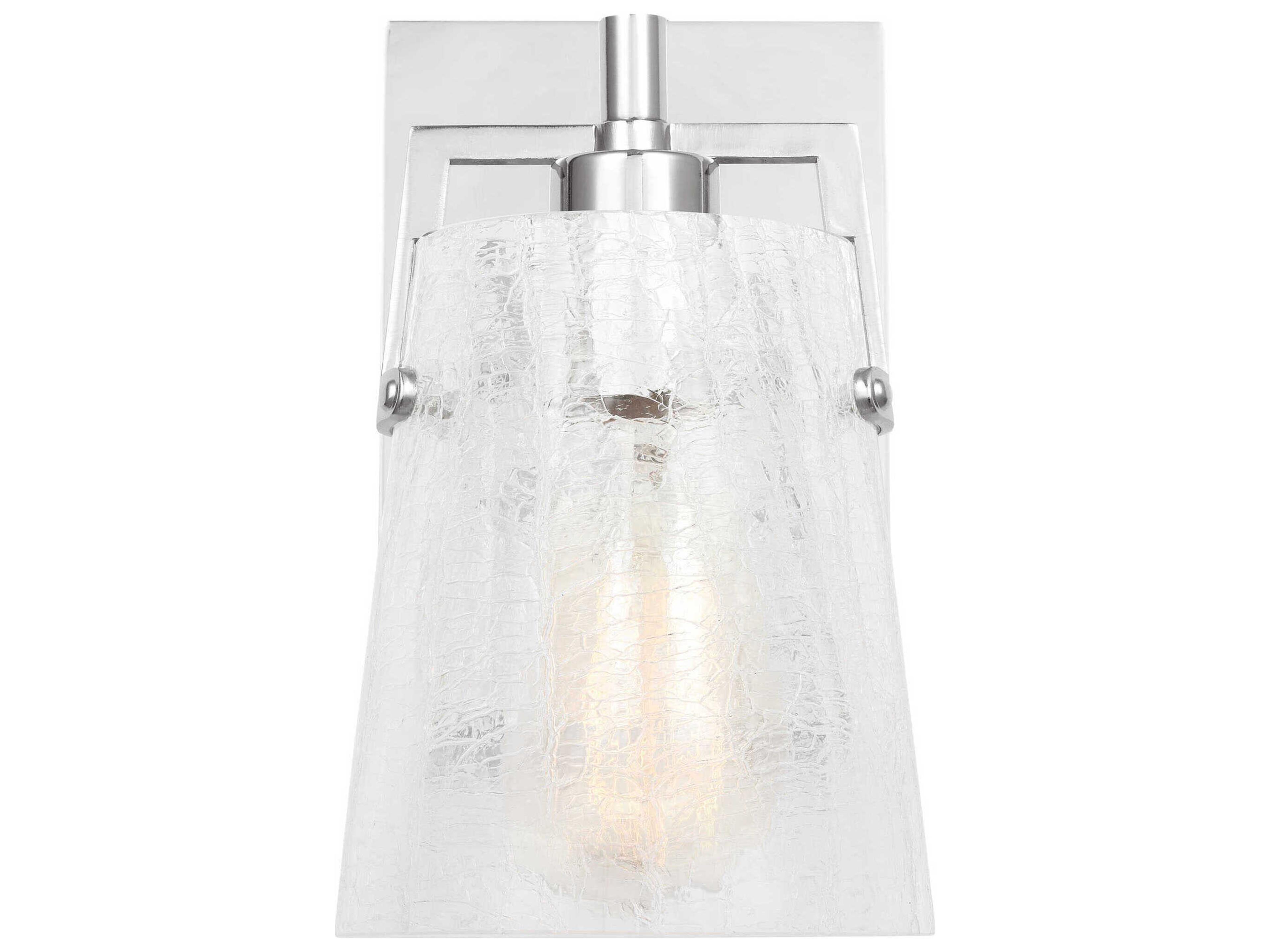 Visual Comfort Studio Crofton 1-Light Chrome Wall Sconce