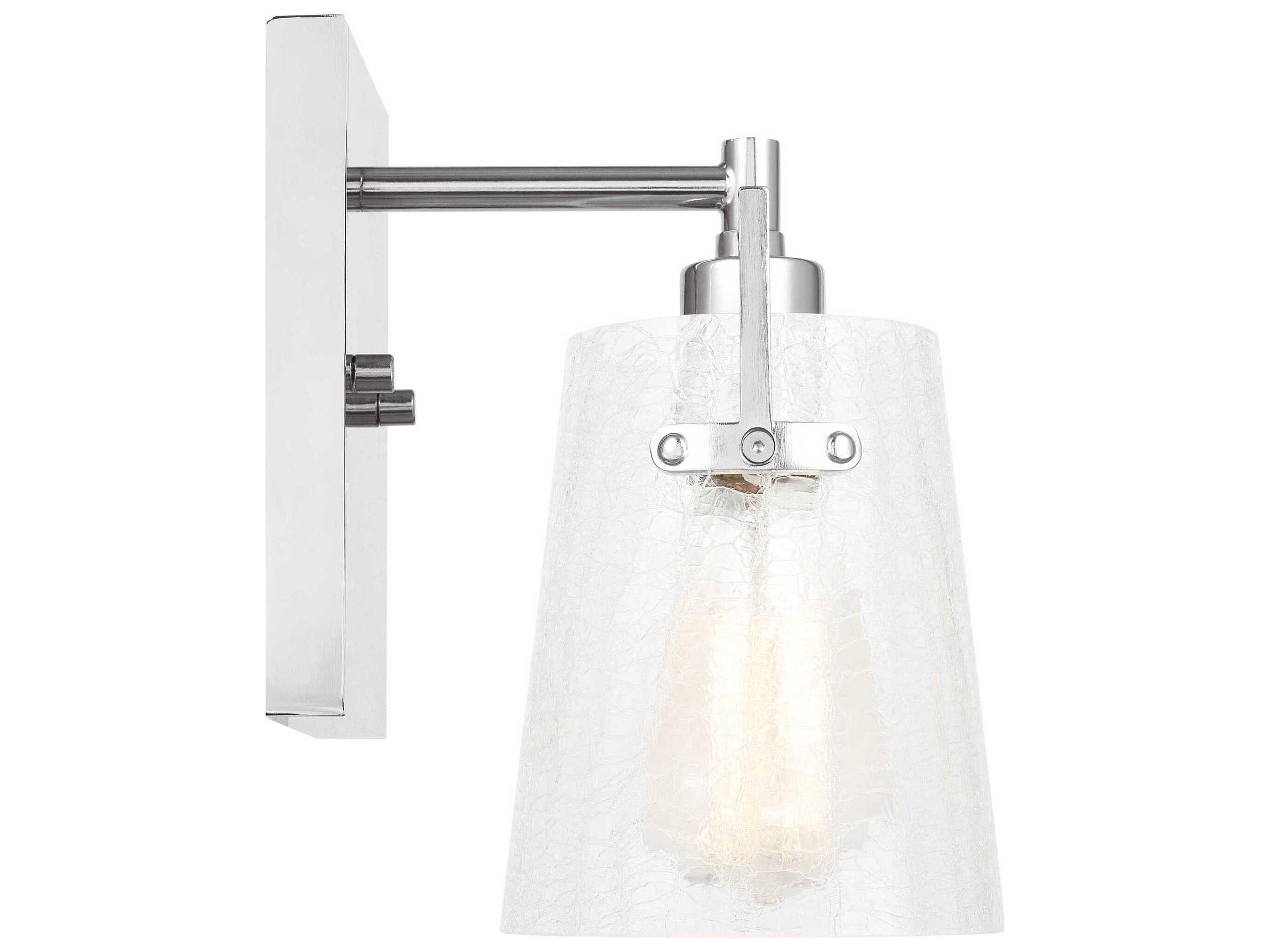 Visual Comfort Studio Crofton 1-Light Chrome Wall Sconce