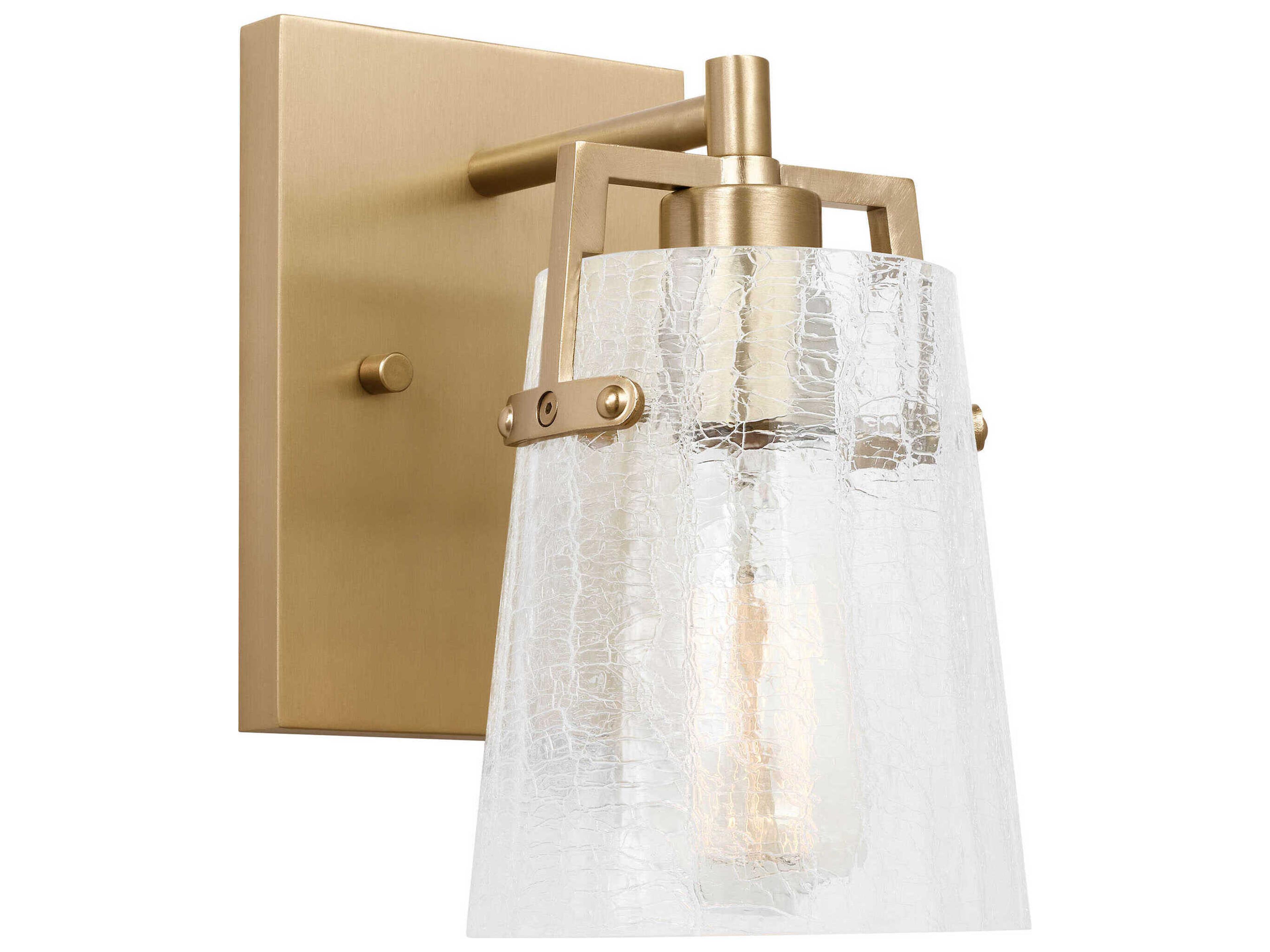 Crofton 1-Light Satin Brass Wall Sconce