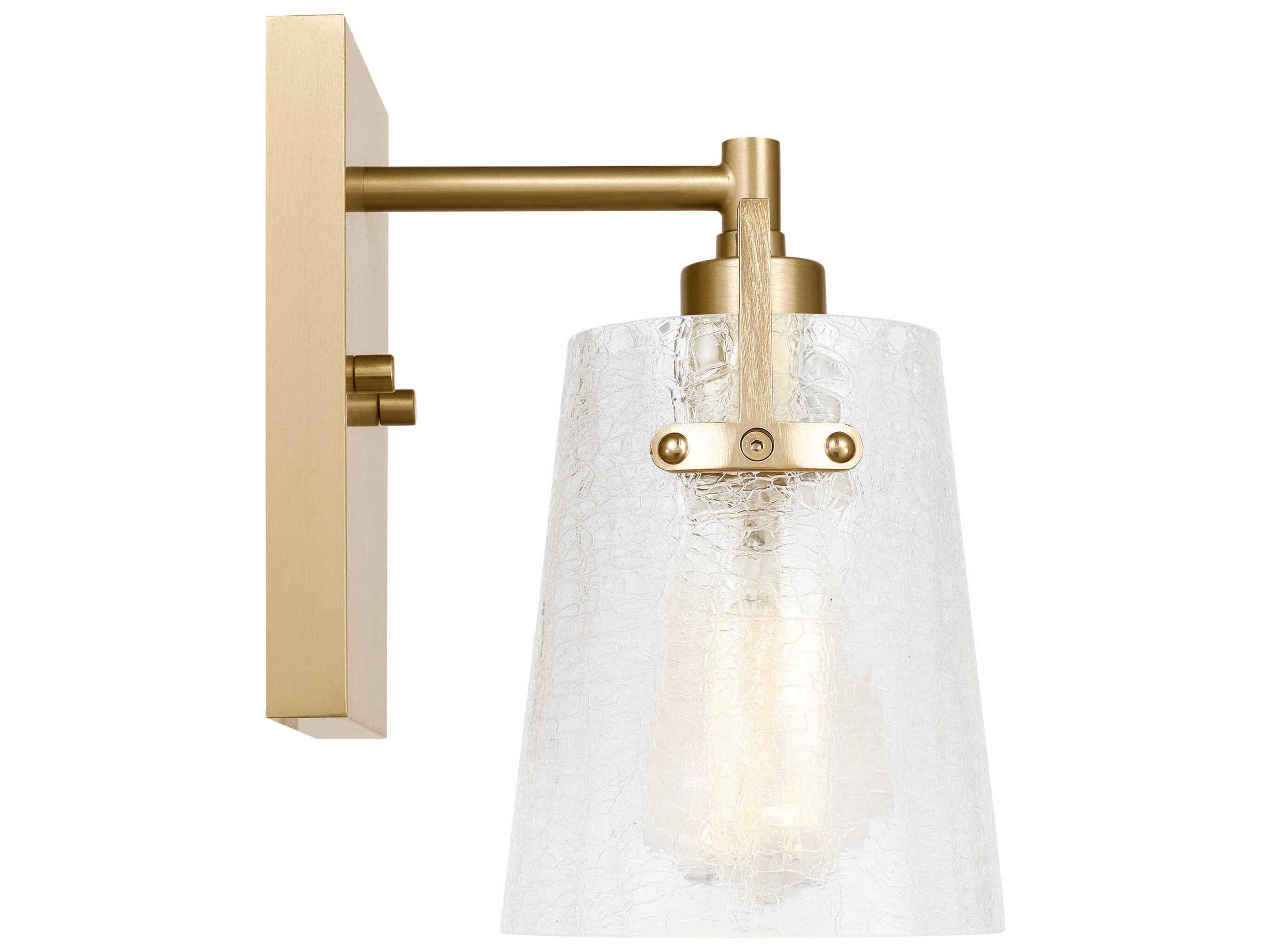 Visual Comfort Studio Crofton 1-Light Satin Brass Wall Sconce