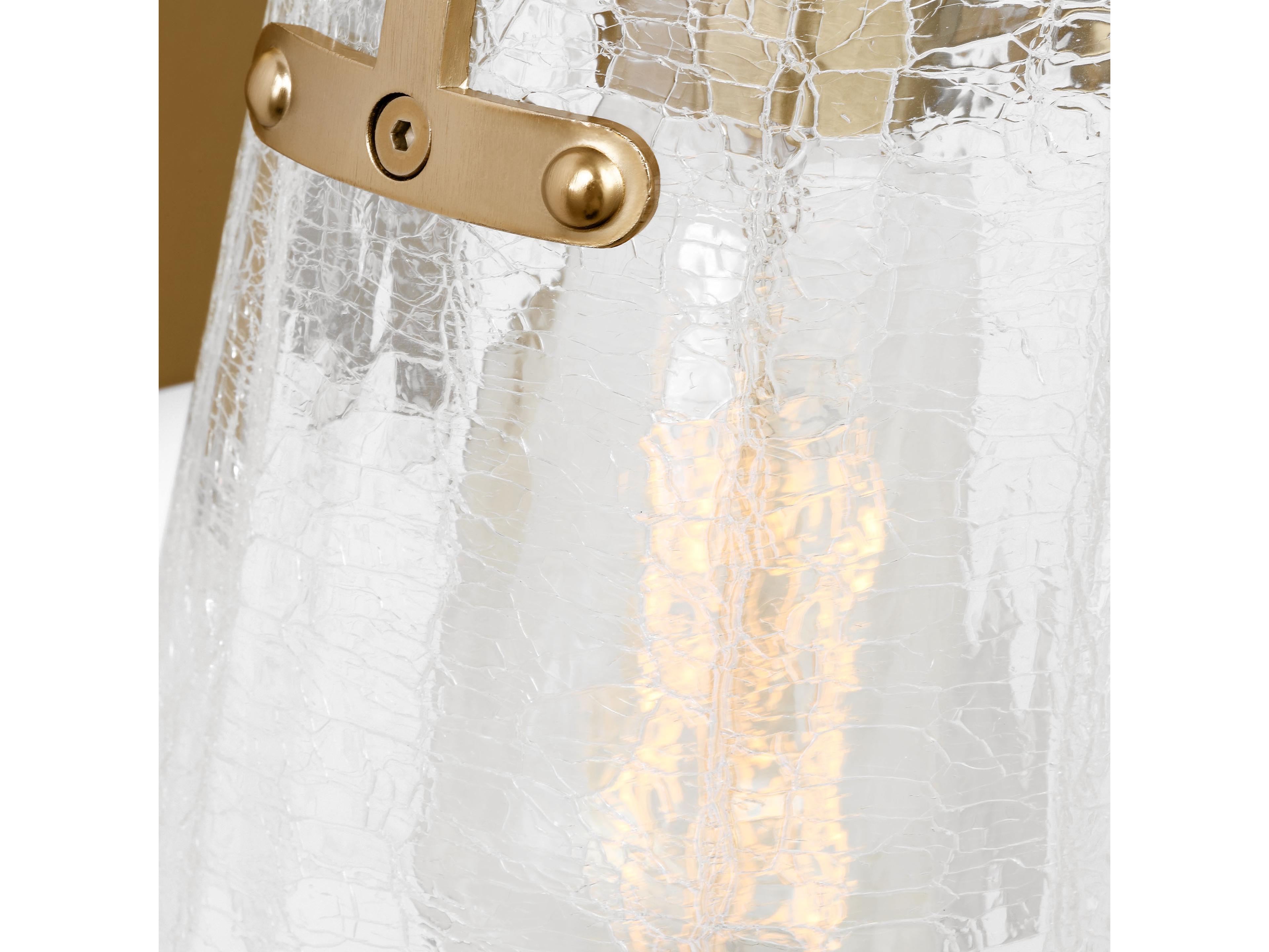 Visual Comfort Studio Crofton 1-Light Satin Brass Wall Sconce