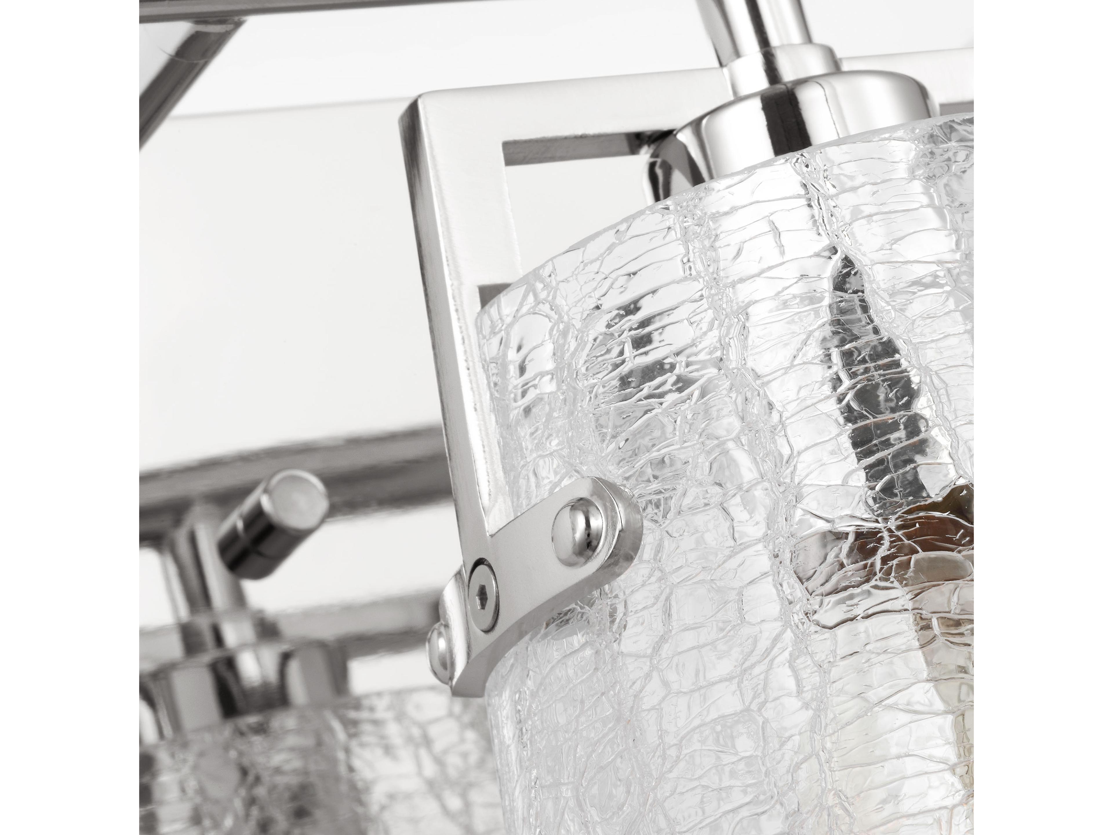 Visual Comfort Studio Crofton 3-Light Chrome Vanity Light