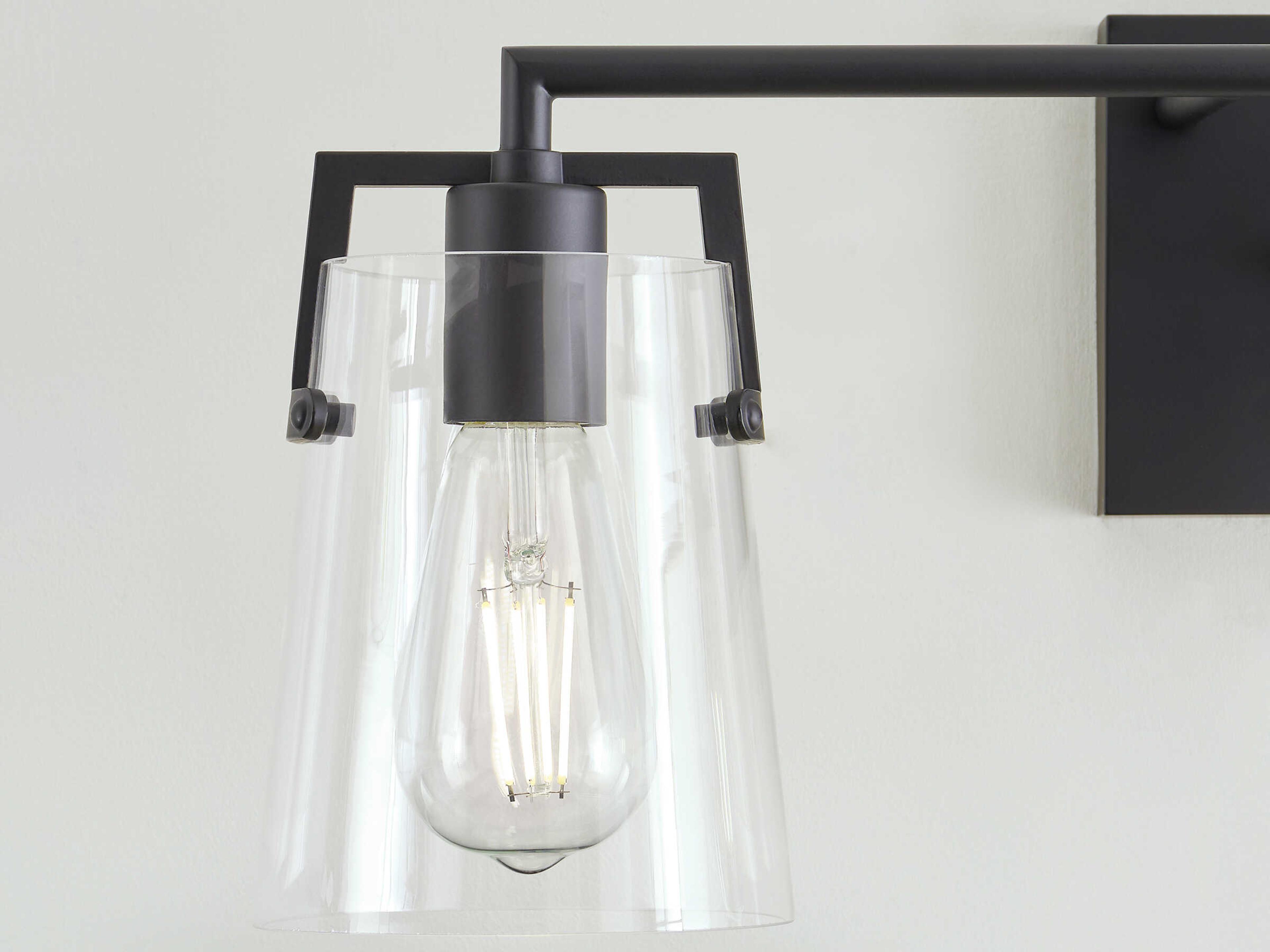 Visual Comfort Studio Crofton 3-Light Midnight Black Vanity Light