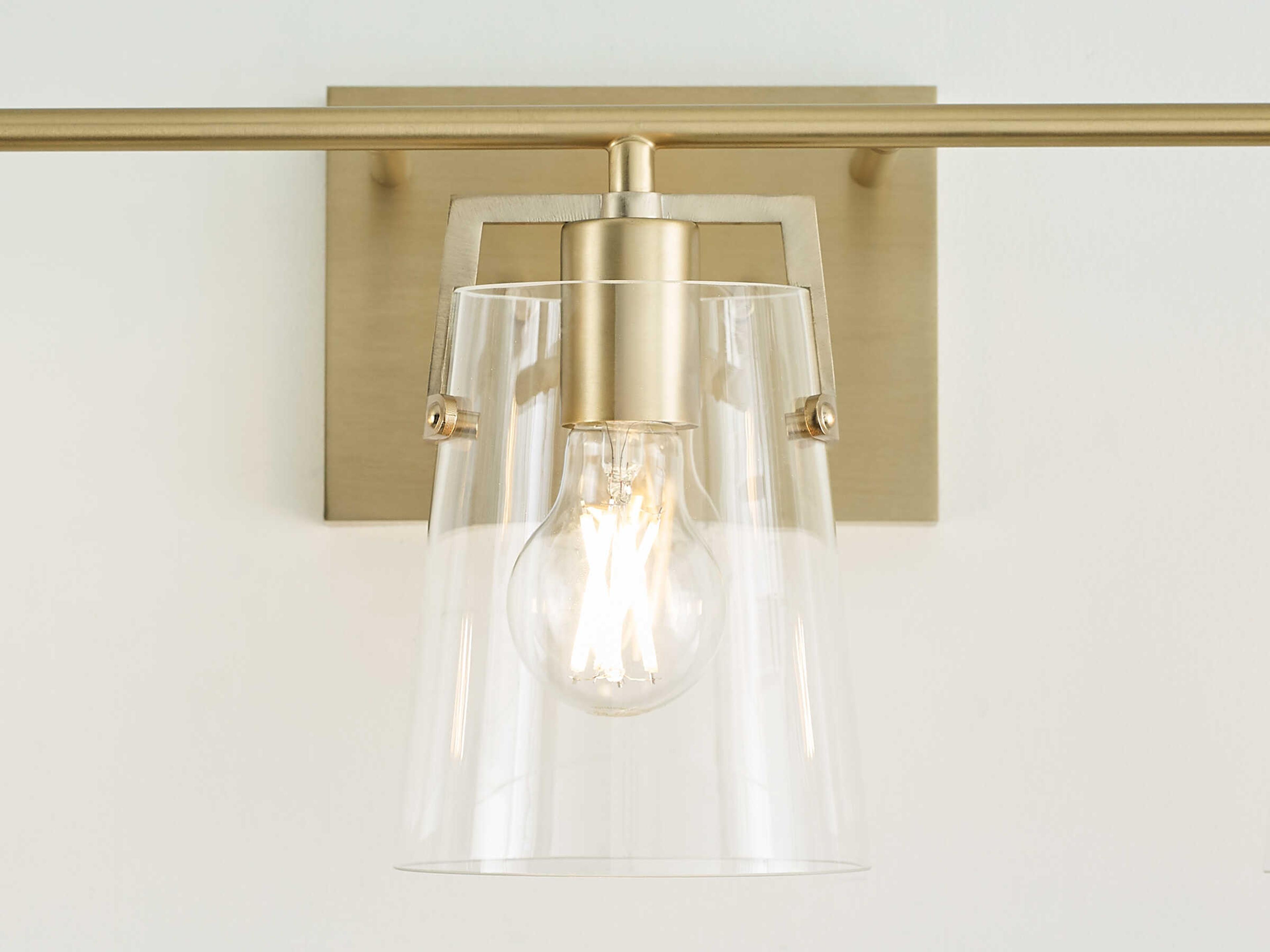 Visual Comfort Studio Crofton 3-Light Satin Brass Vanity Light