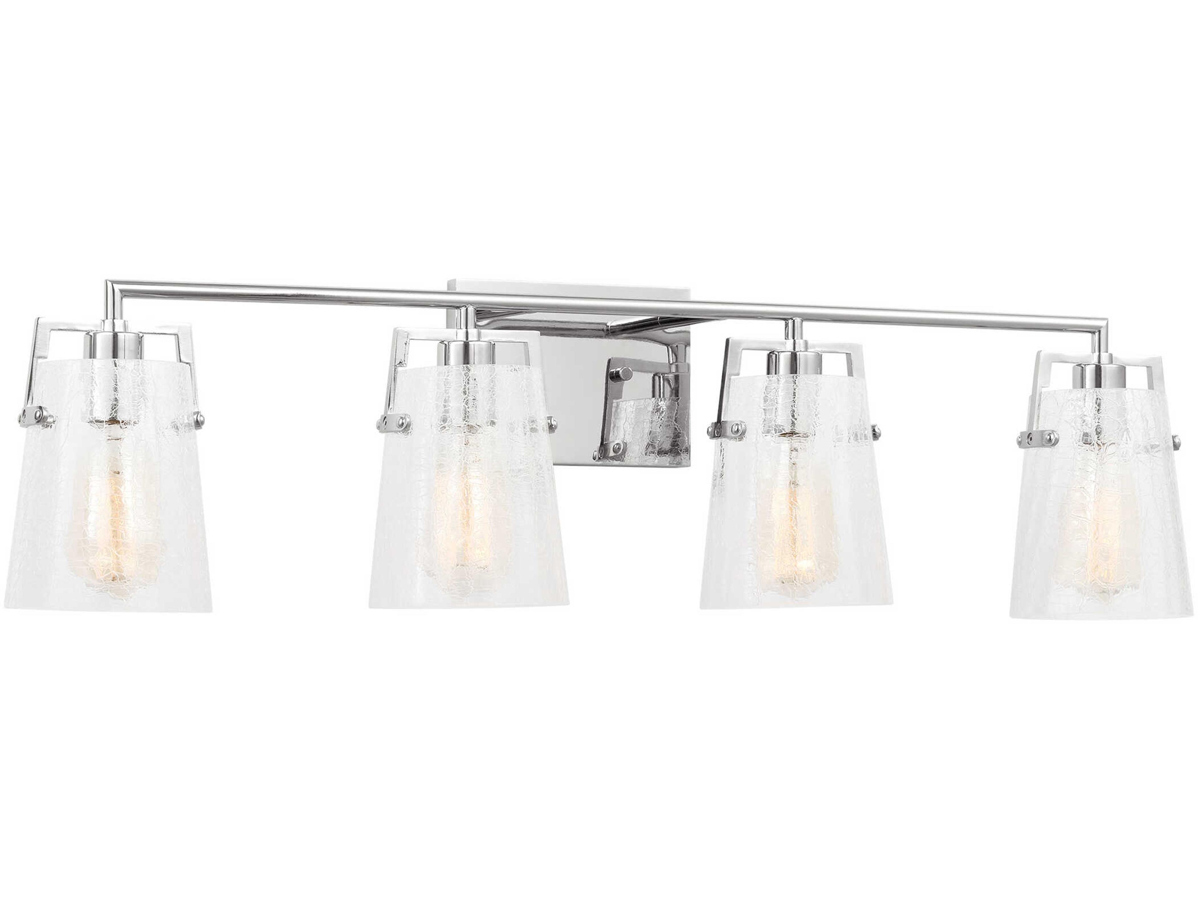 Crofton Chrome Four Light Bath Vanity Light