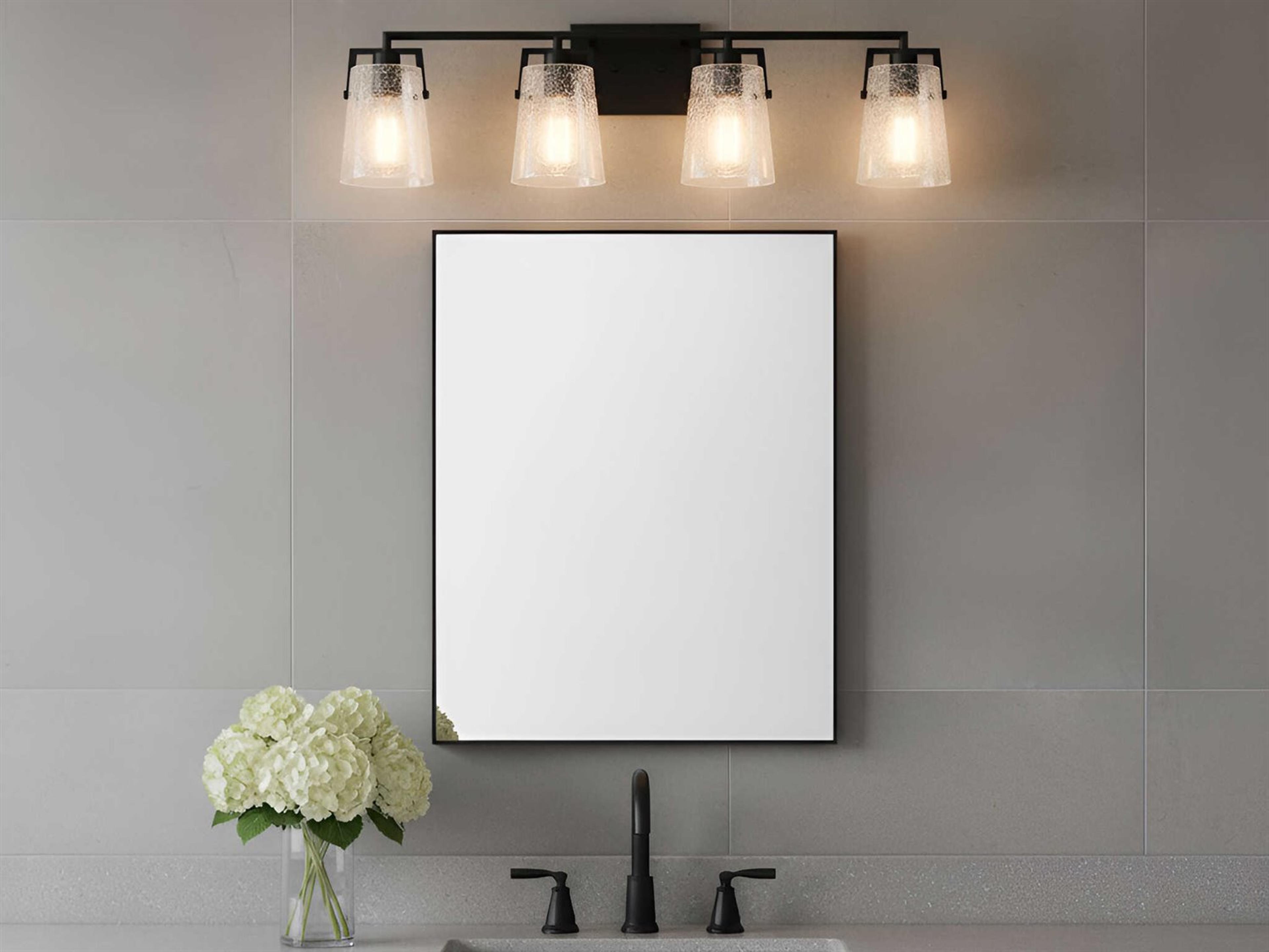 Visual Comfort Studio Crofton 4-Light Midnight Black Vanity Light