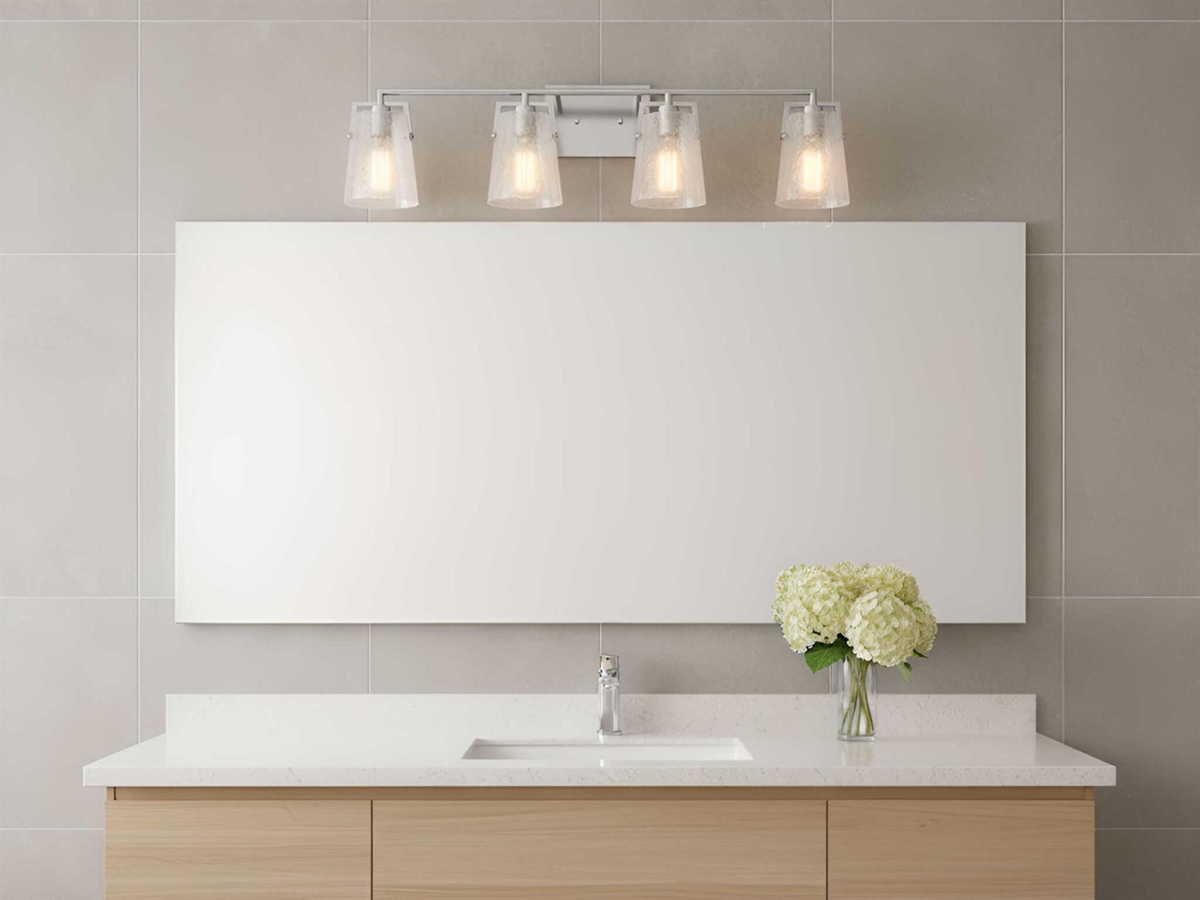 Visual Comfort Studio Crofton 4-Light Chrome Brass Vanity Light