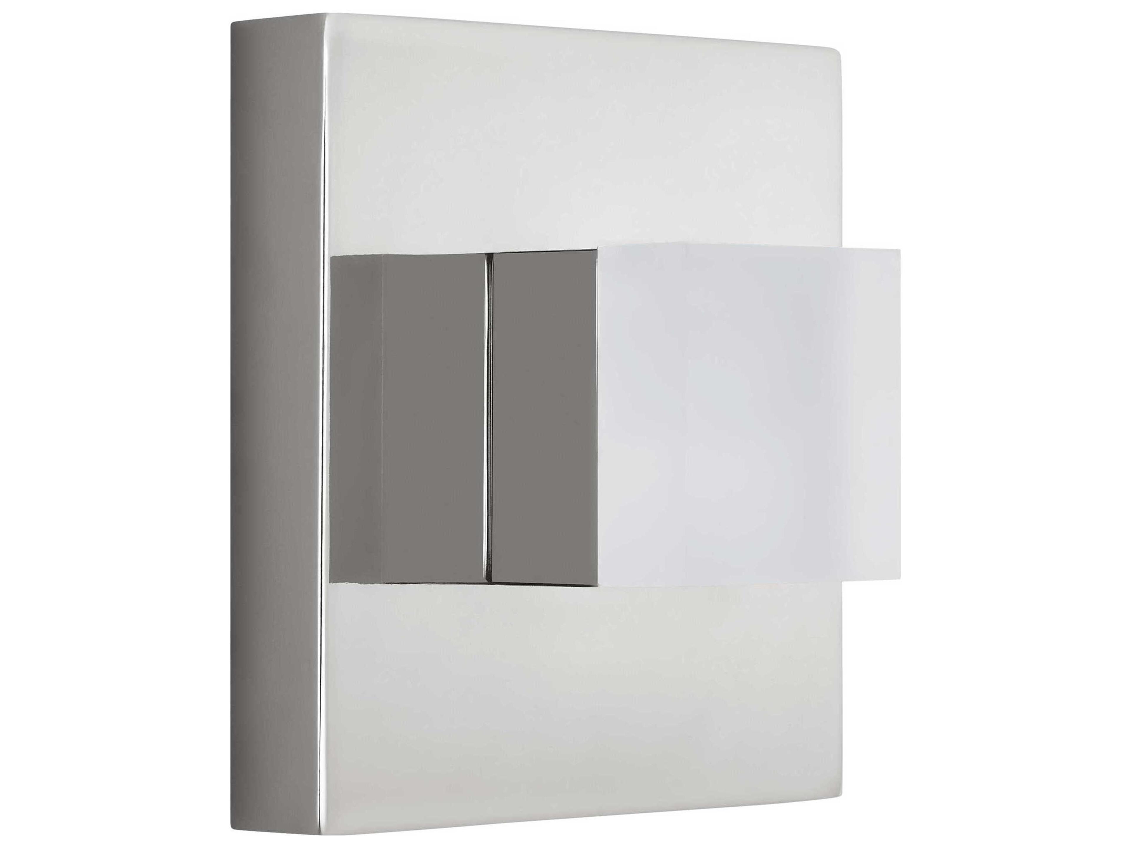 Visual Comfort Studio Brander 1-Light Chrome Wall Sconce