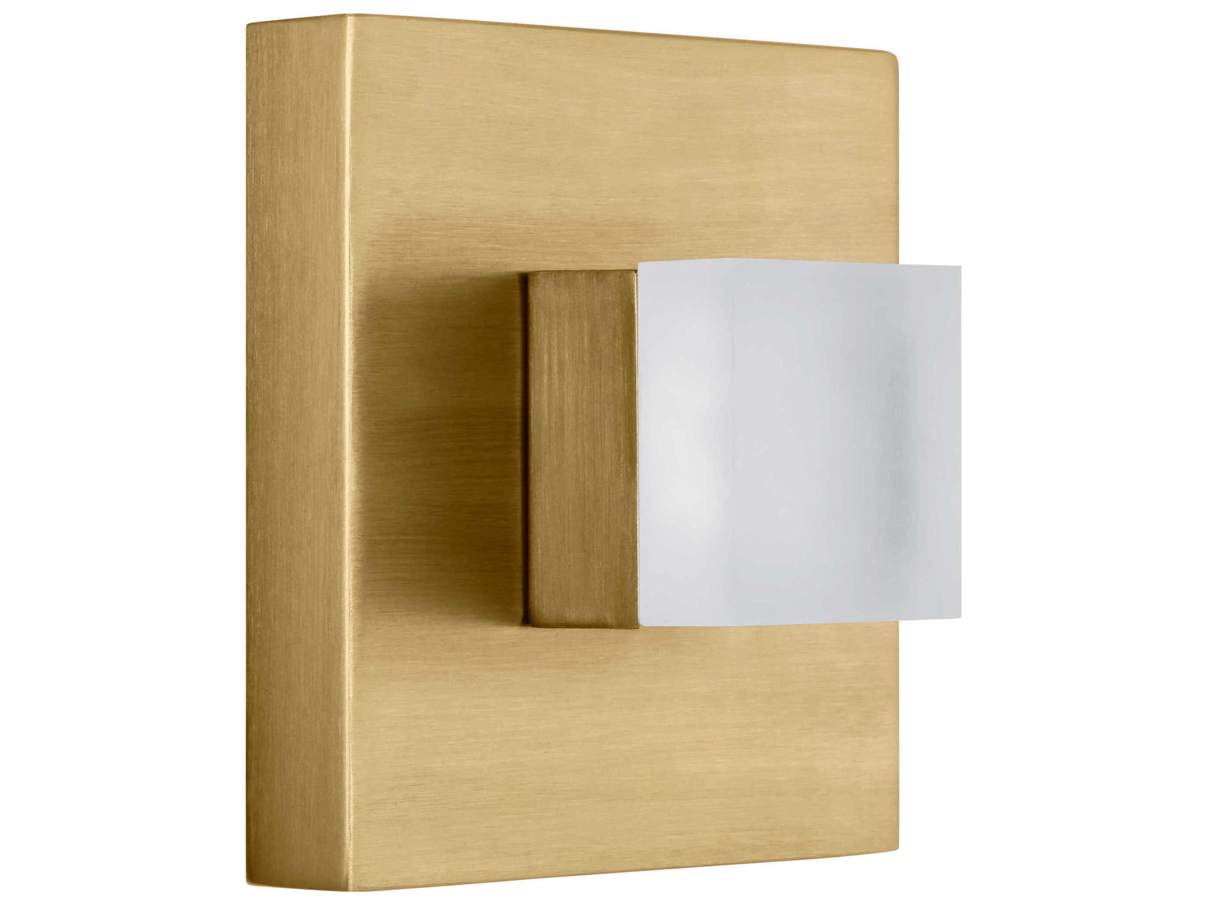 Visual Comfort Studio Brander 1-Light Satin Brass Wall Sconce