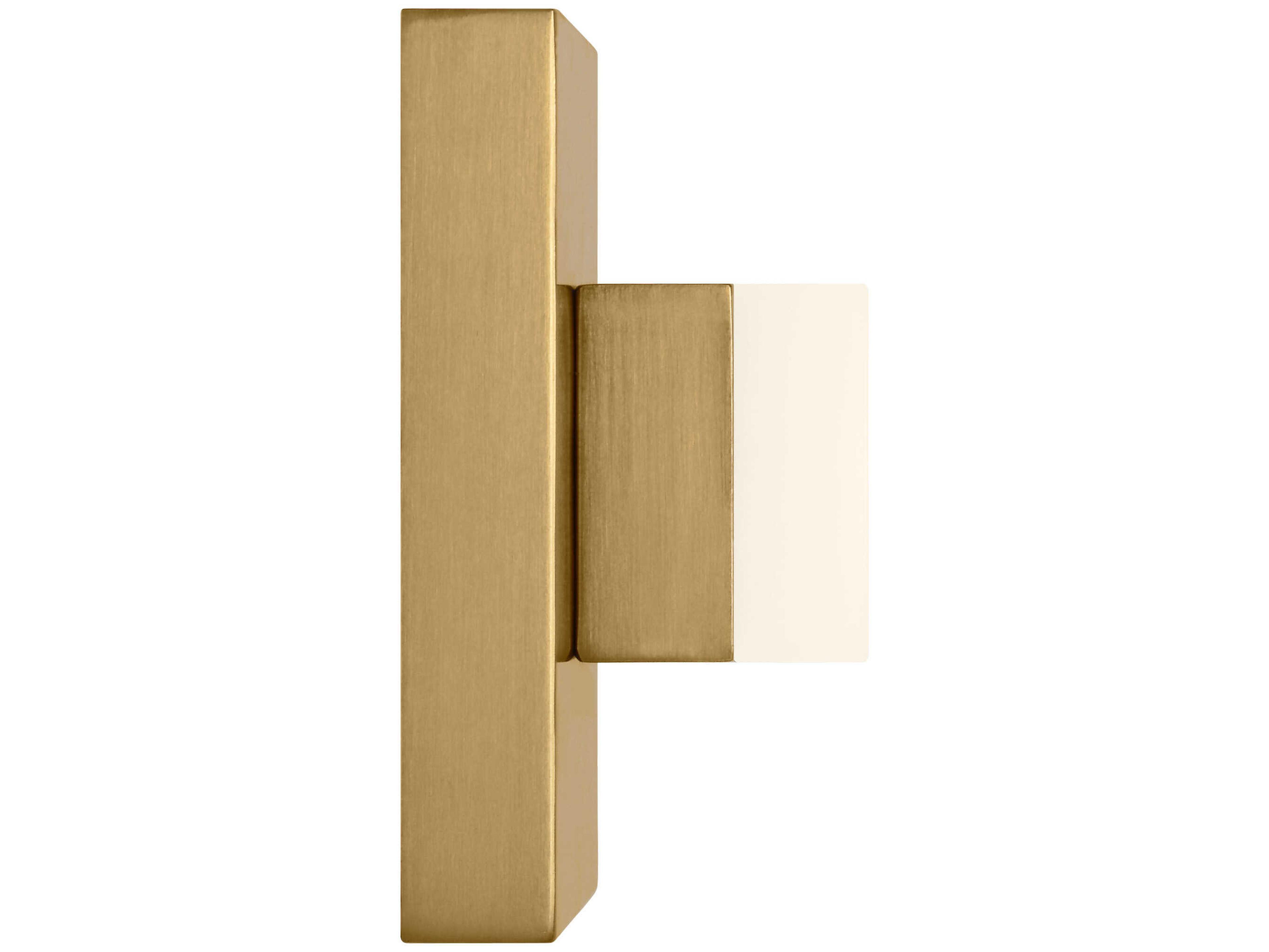 Visual Comfort Studio Brander 1-Light Satin Brass Wall Sconce