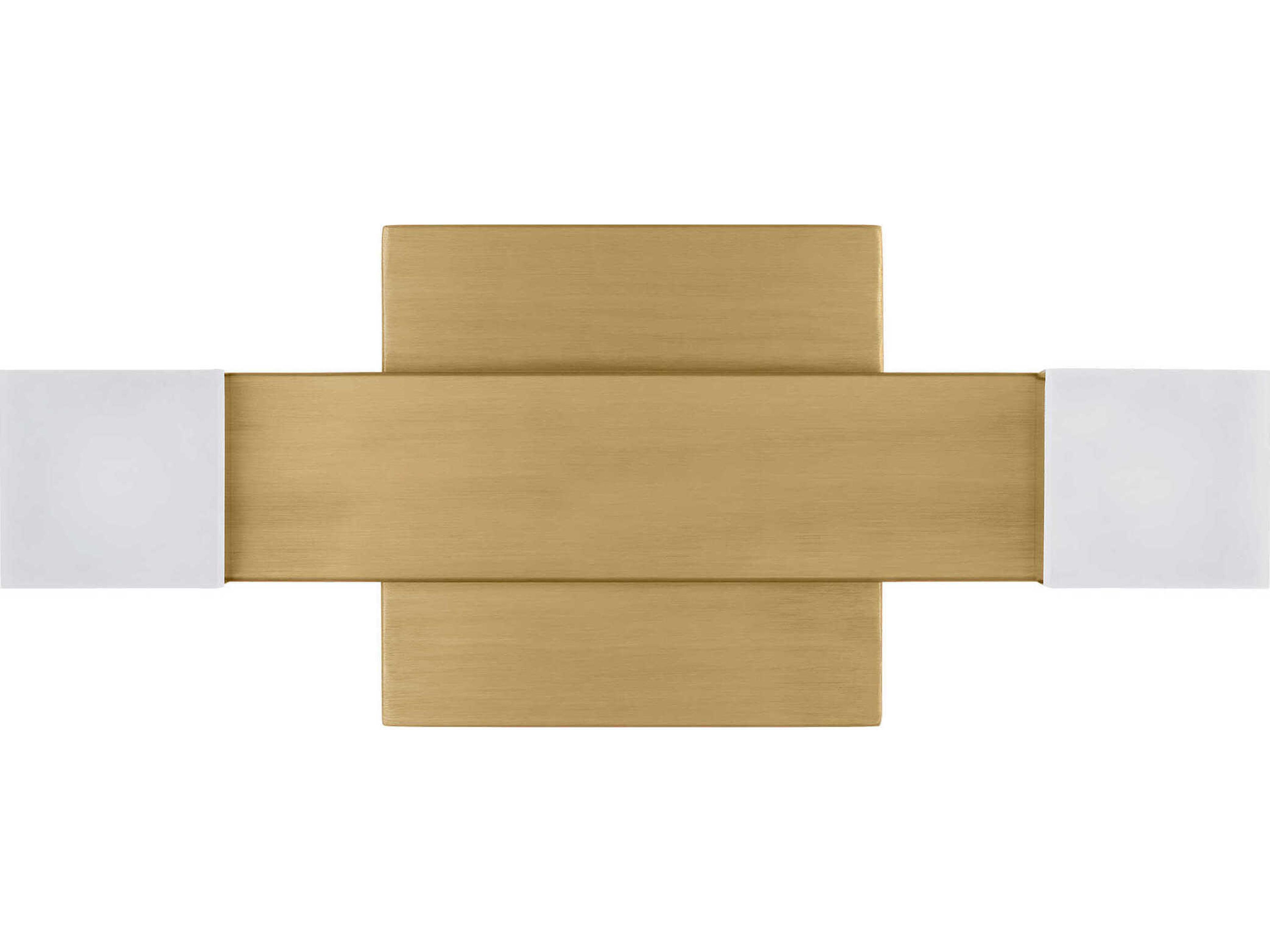 Visual Comfort Studio Brander 2-Light Satin Brass Vanity Light