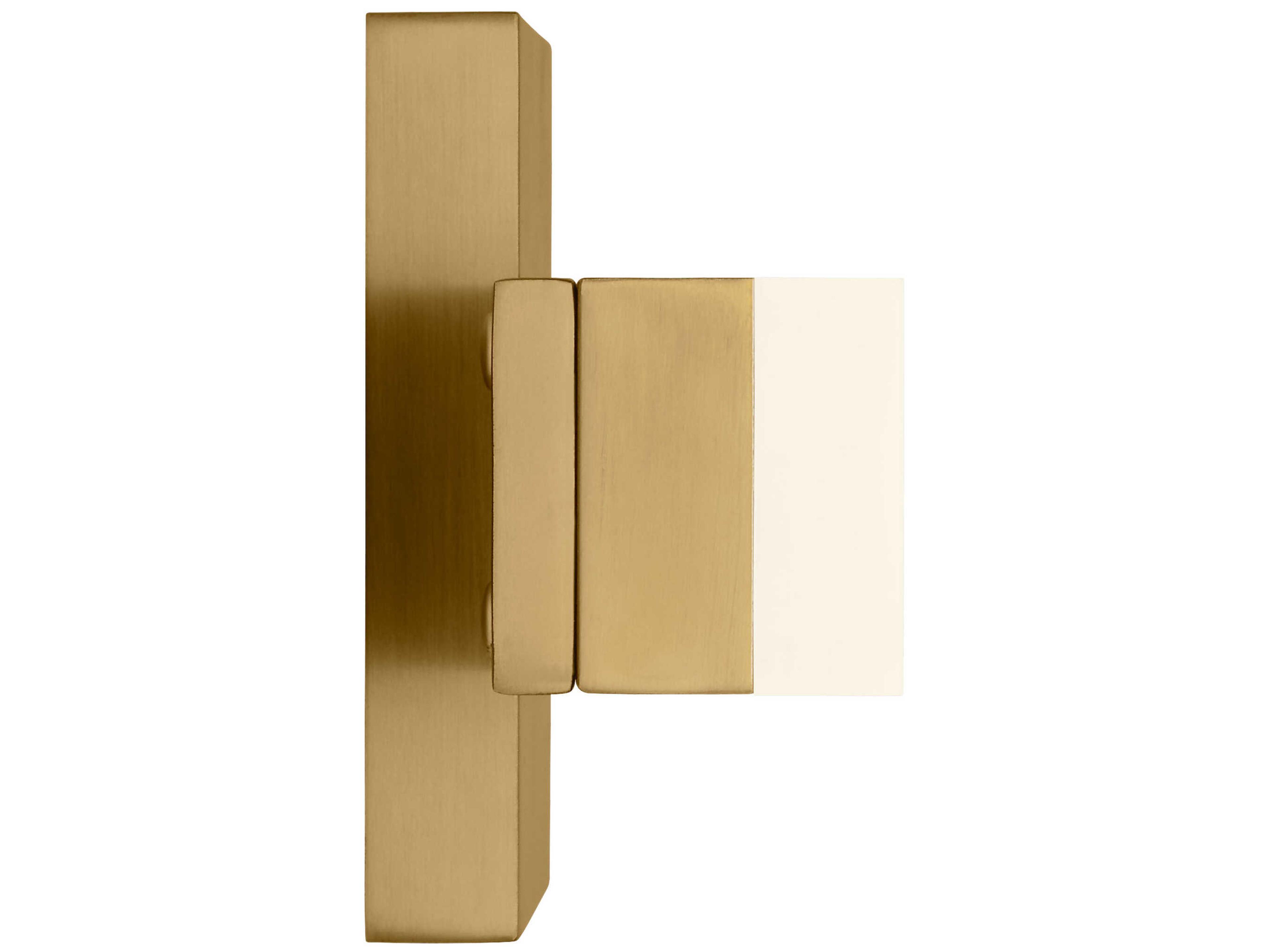 Visual Comfort Studio Brander 2-Light Satin Brass Vanity Light