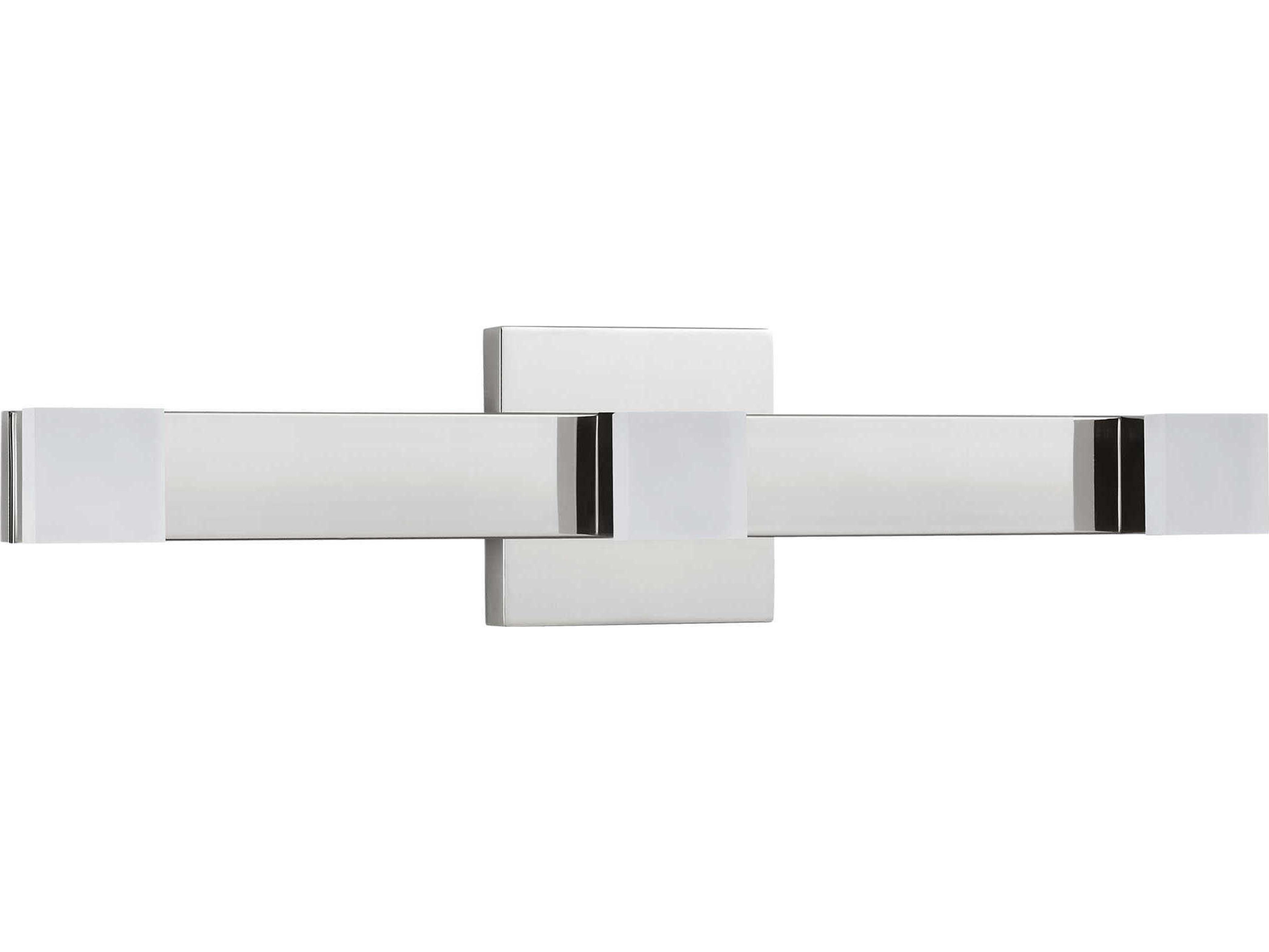 Visual Comfort Studio Brander 3-Light Chrome Vanity Light