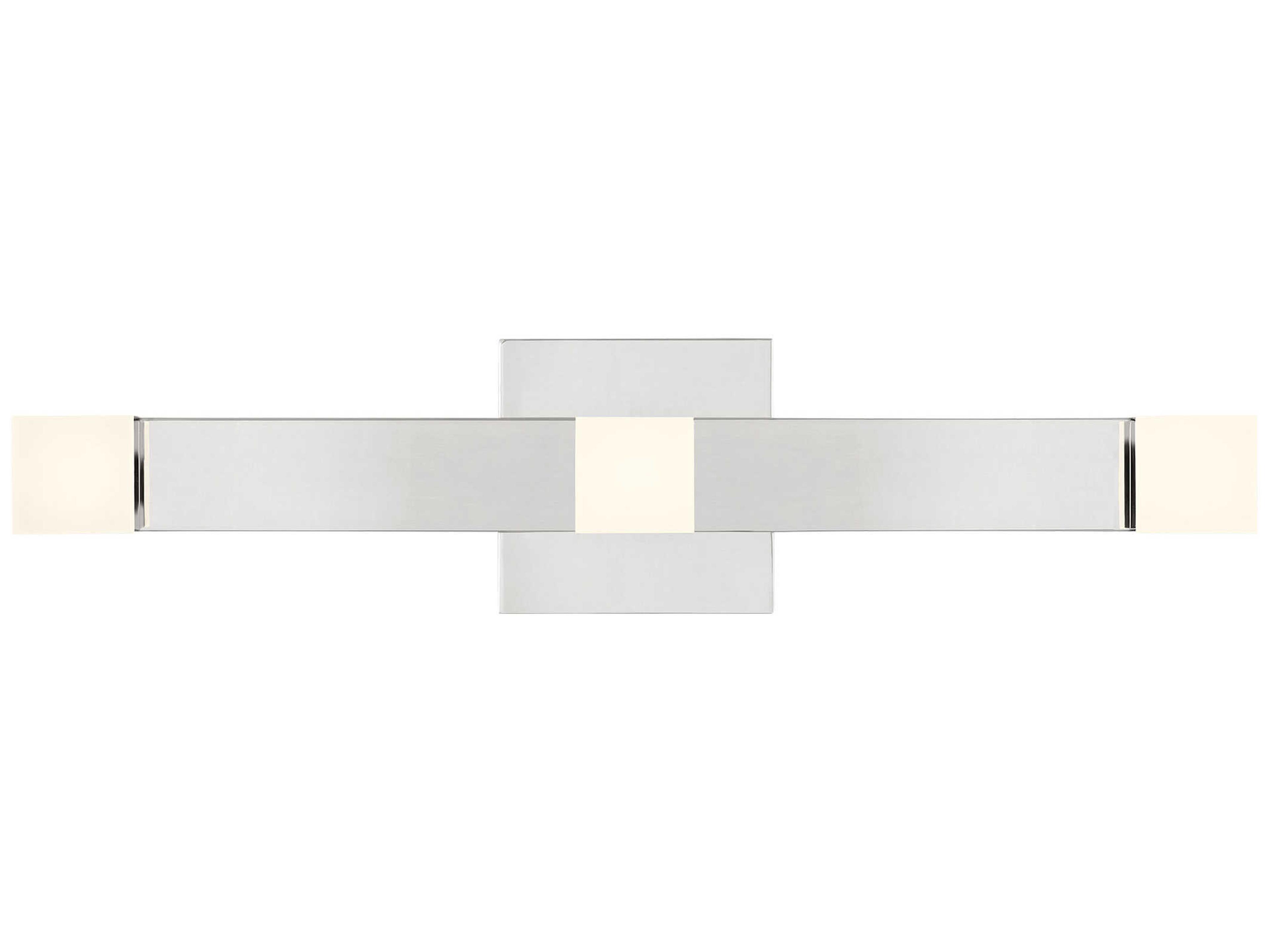 Visual Comfort Studio Brander 3-Light Chrome Vanity Light