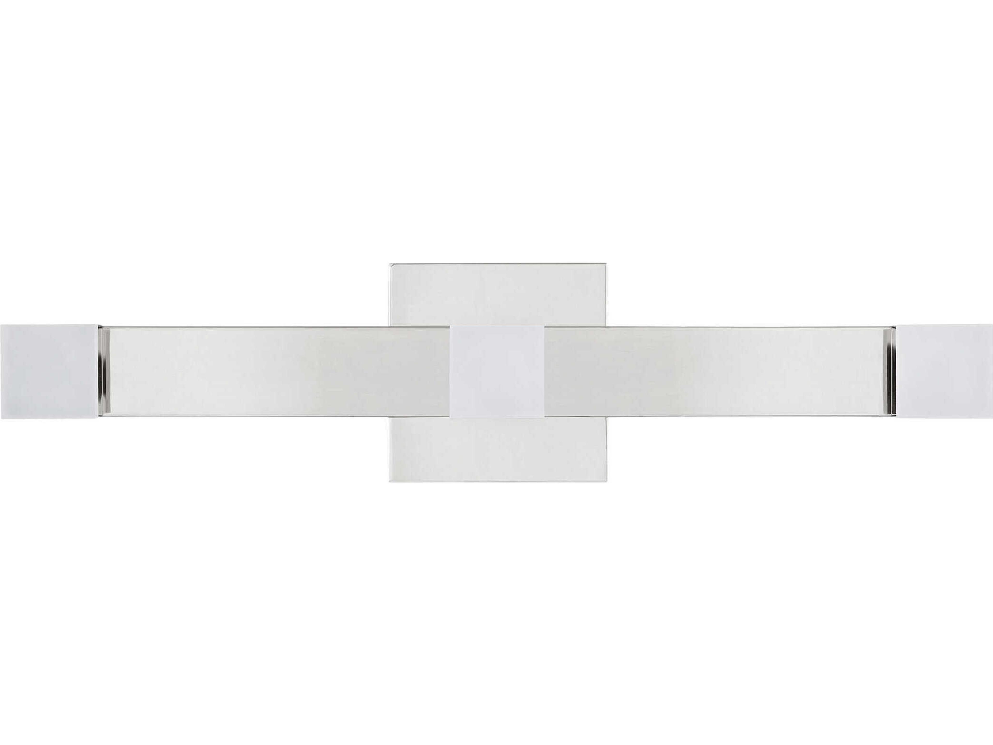 Visual Comfort Studio Brander 3-Light Chrome Vanity Light