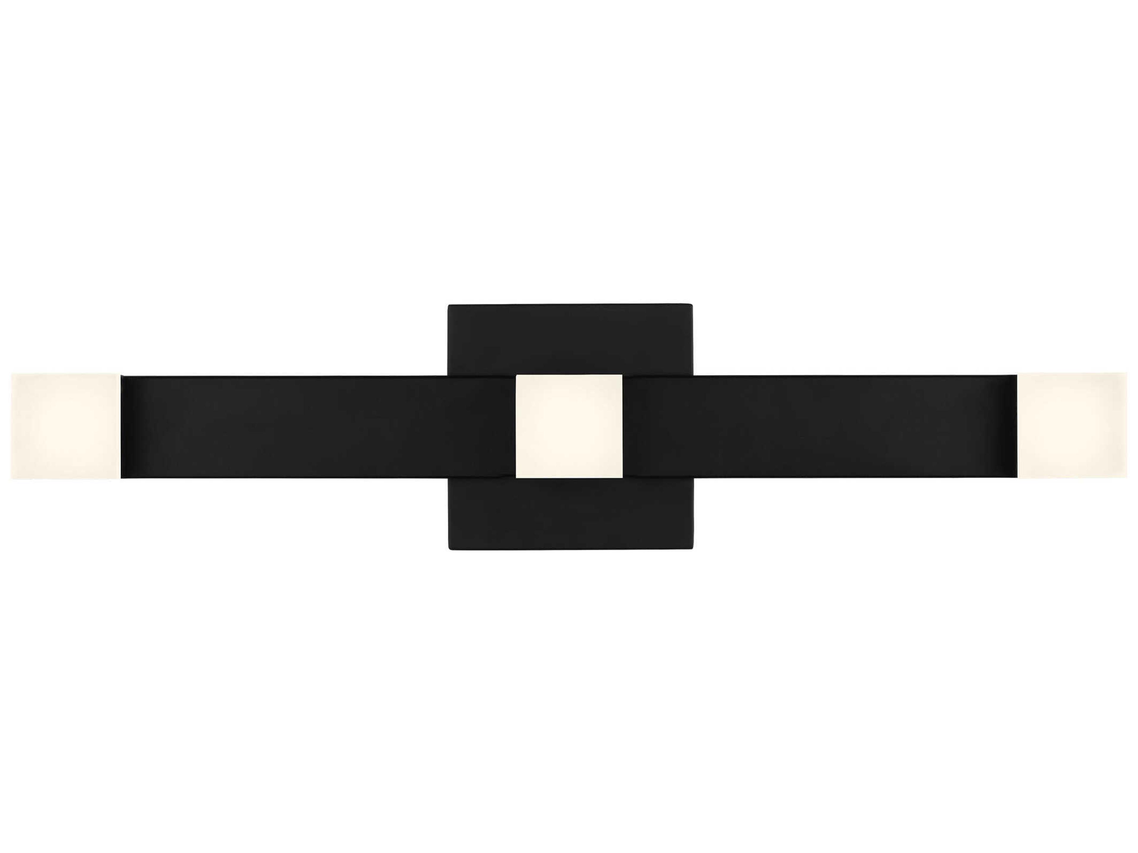 Visual Comfort Studio Brander 3-Light Midnight Black Vanity Light