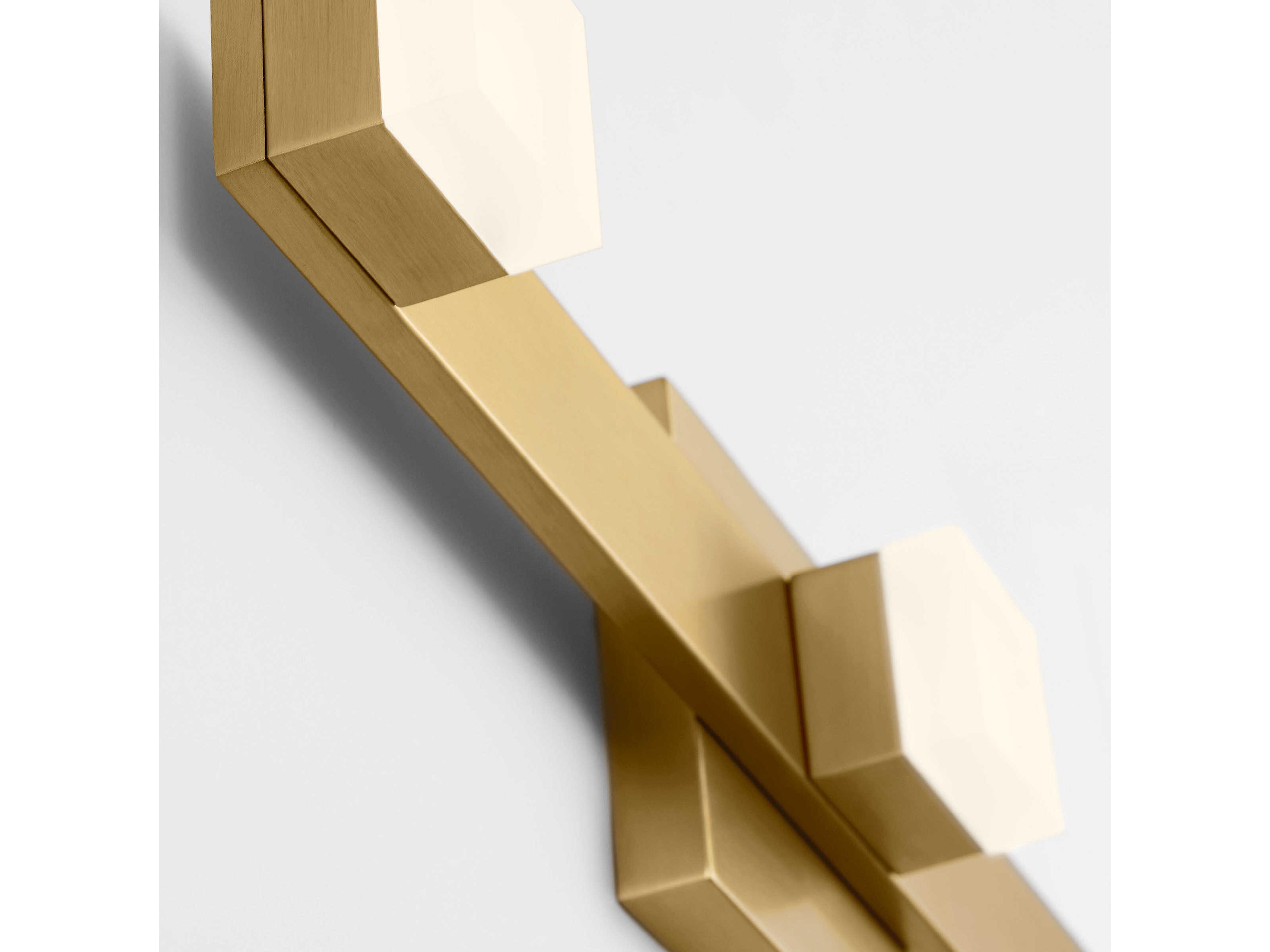 Visual Comfort Studio Brander 3-Light Satin Brass Vanity Light