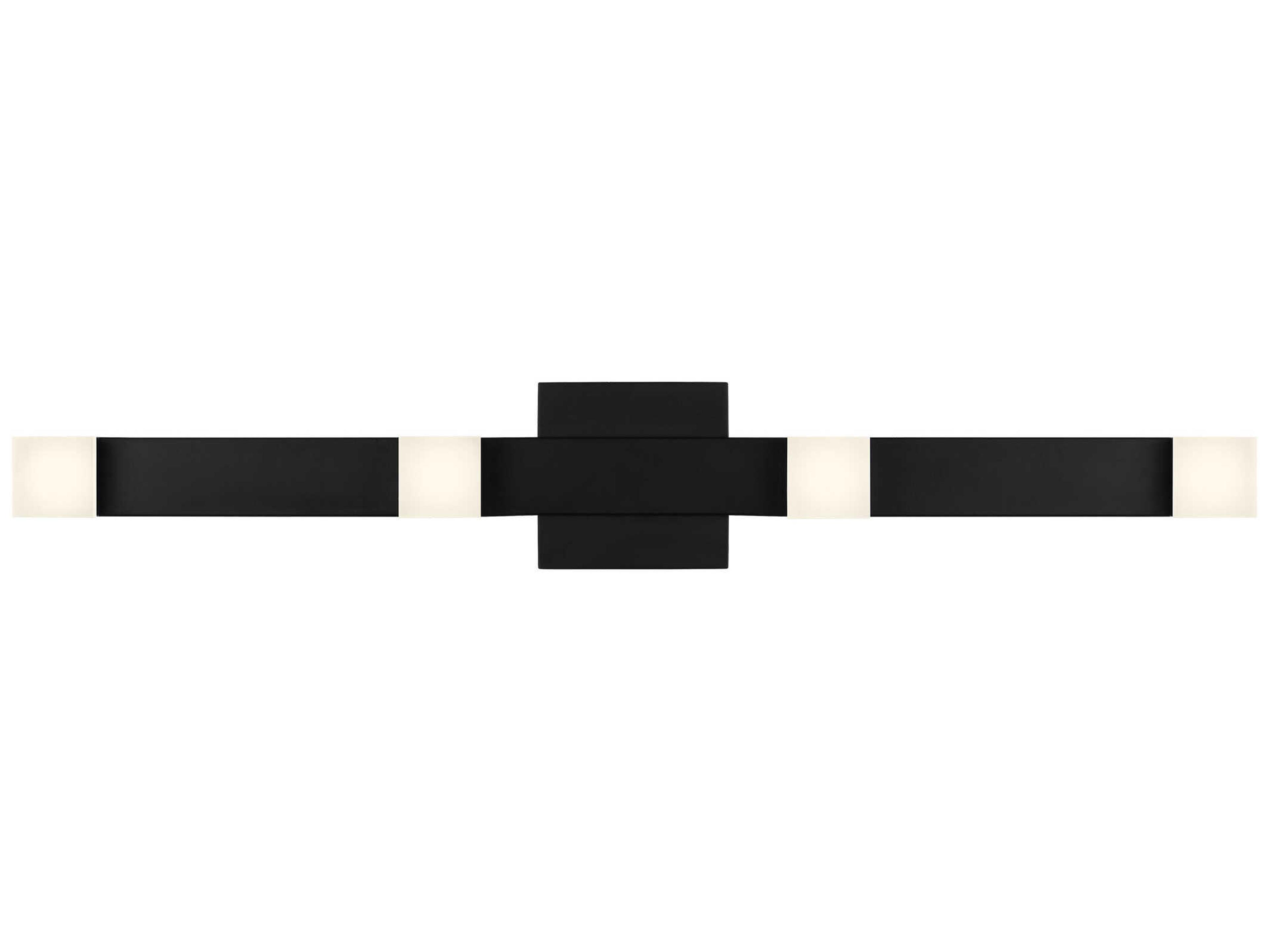 Visual Comfort Studio Brander 4-Light Midnight Black Vanity Light