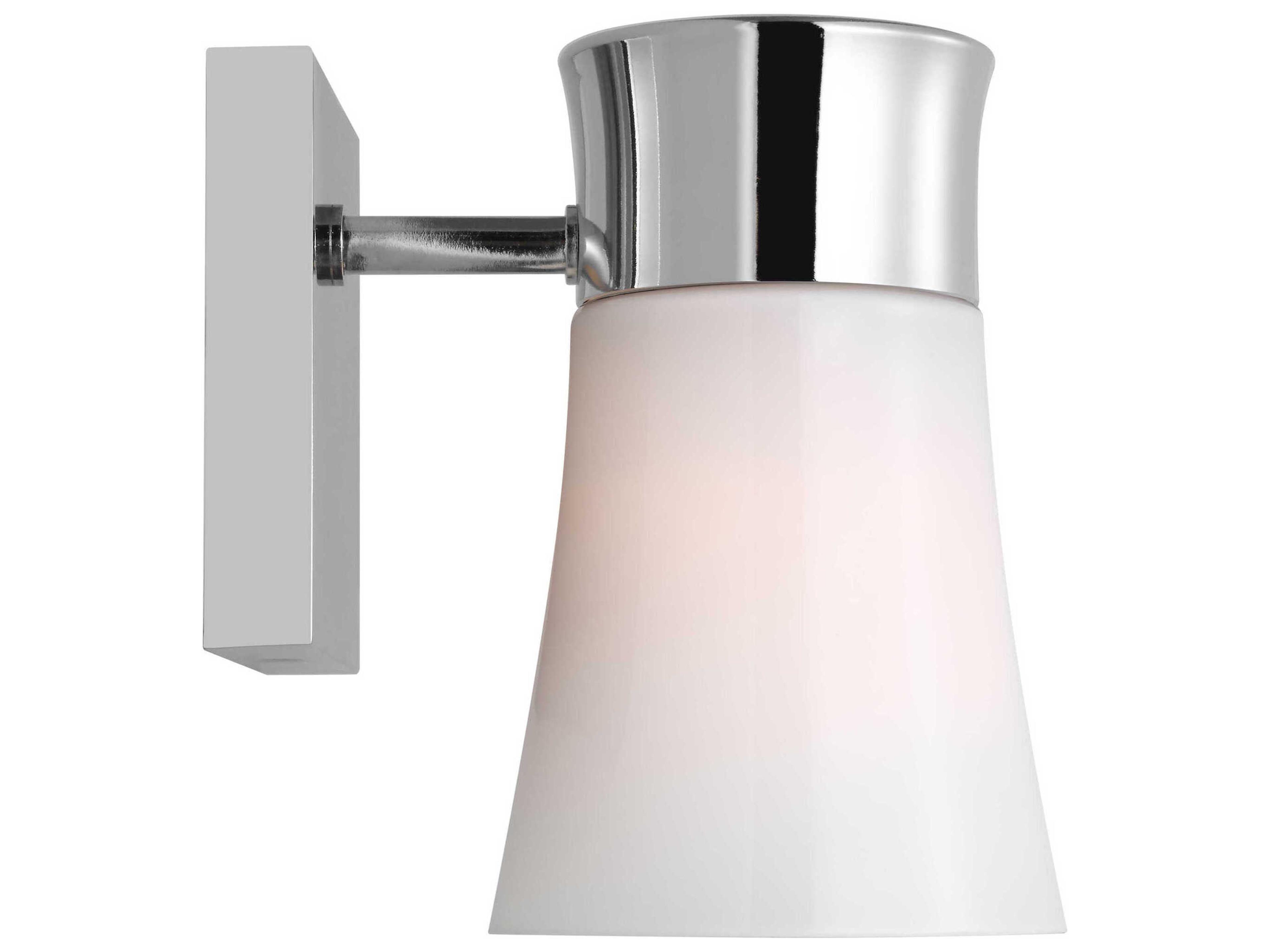 Visual Comfort Studio Roy 1-Light Chrome Wall Sconce