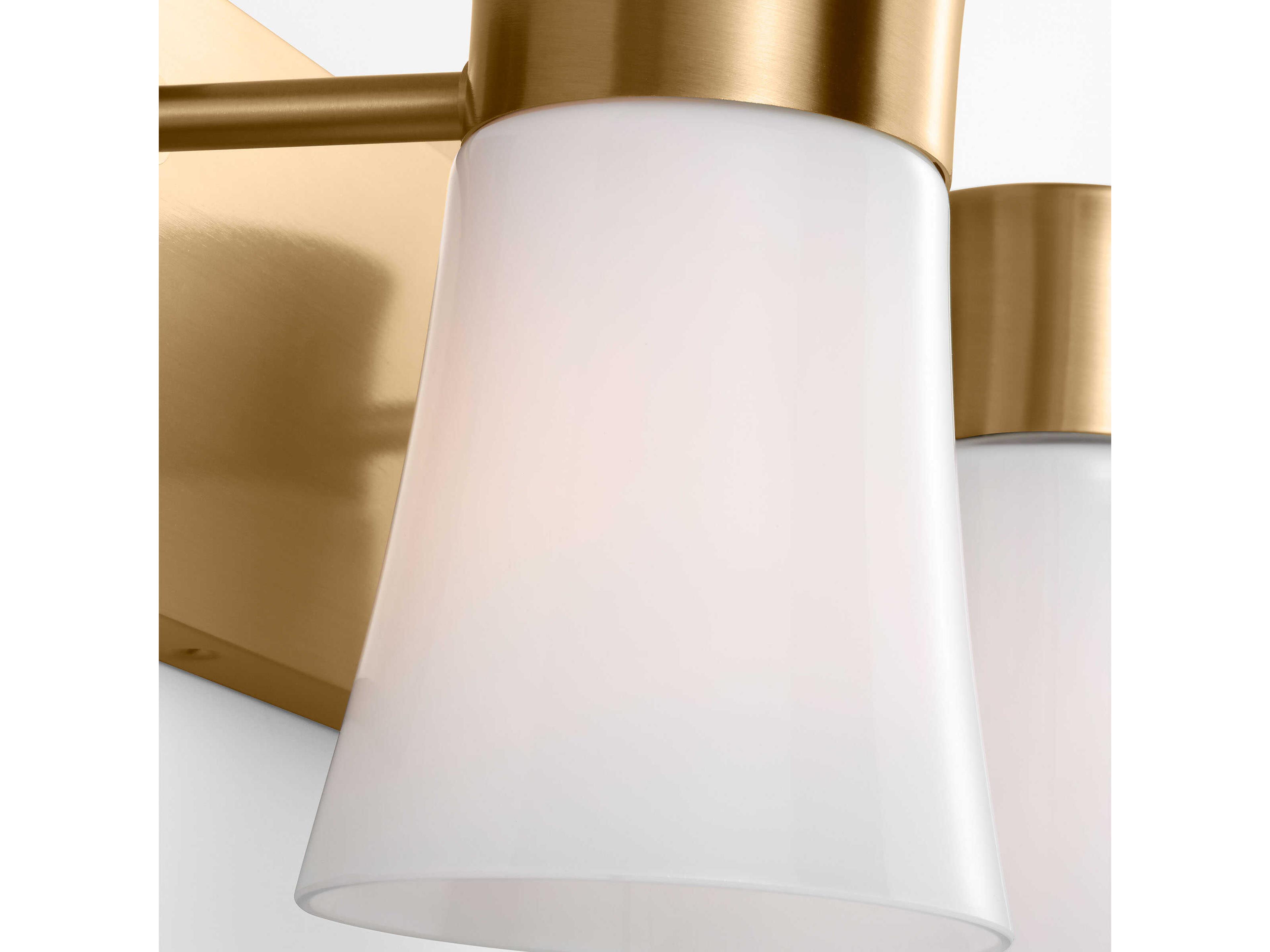 Visual Comfort Studio Roy 3-Light Satin Brass Vanity Light