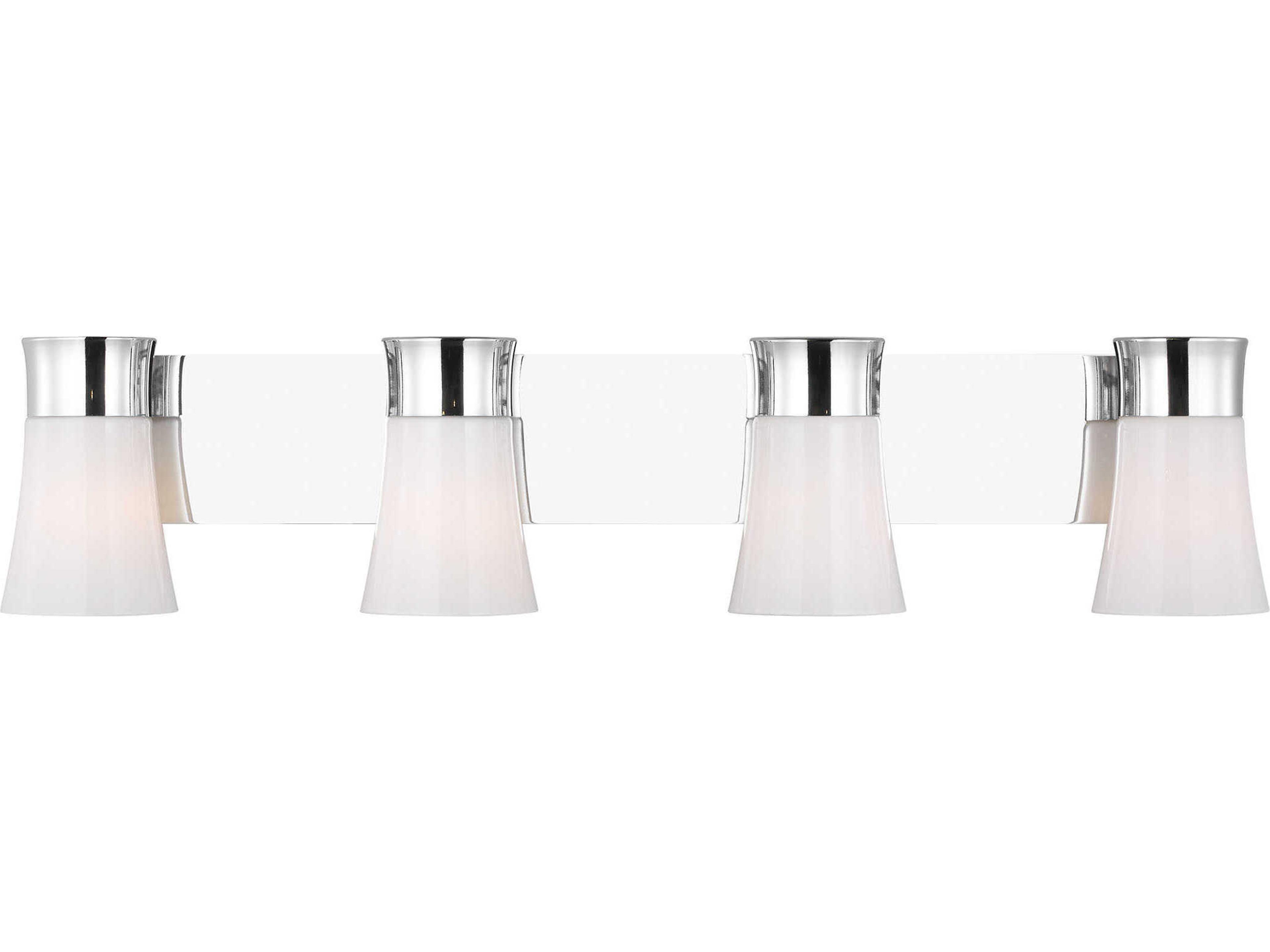 Visual Comfort Studio Roy 4-Light Chrome Vanity Light