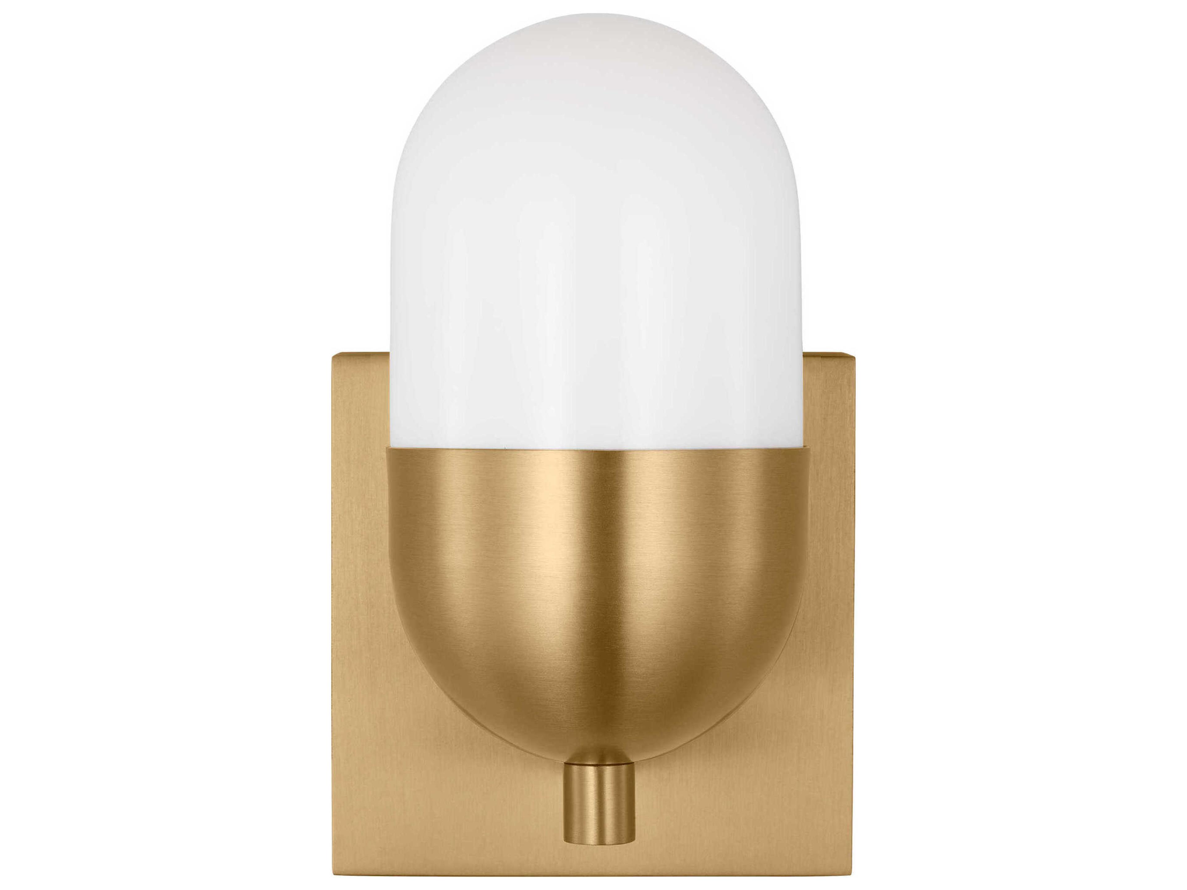 Visual Comfort Studio Foster 1-Light Satin Brass Wall Sconce