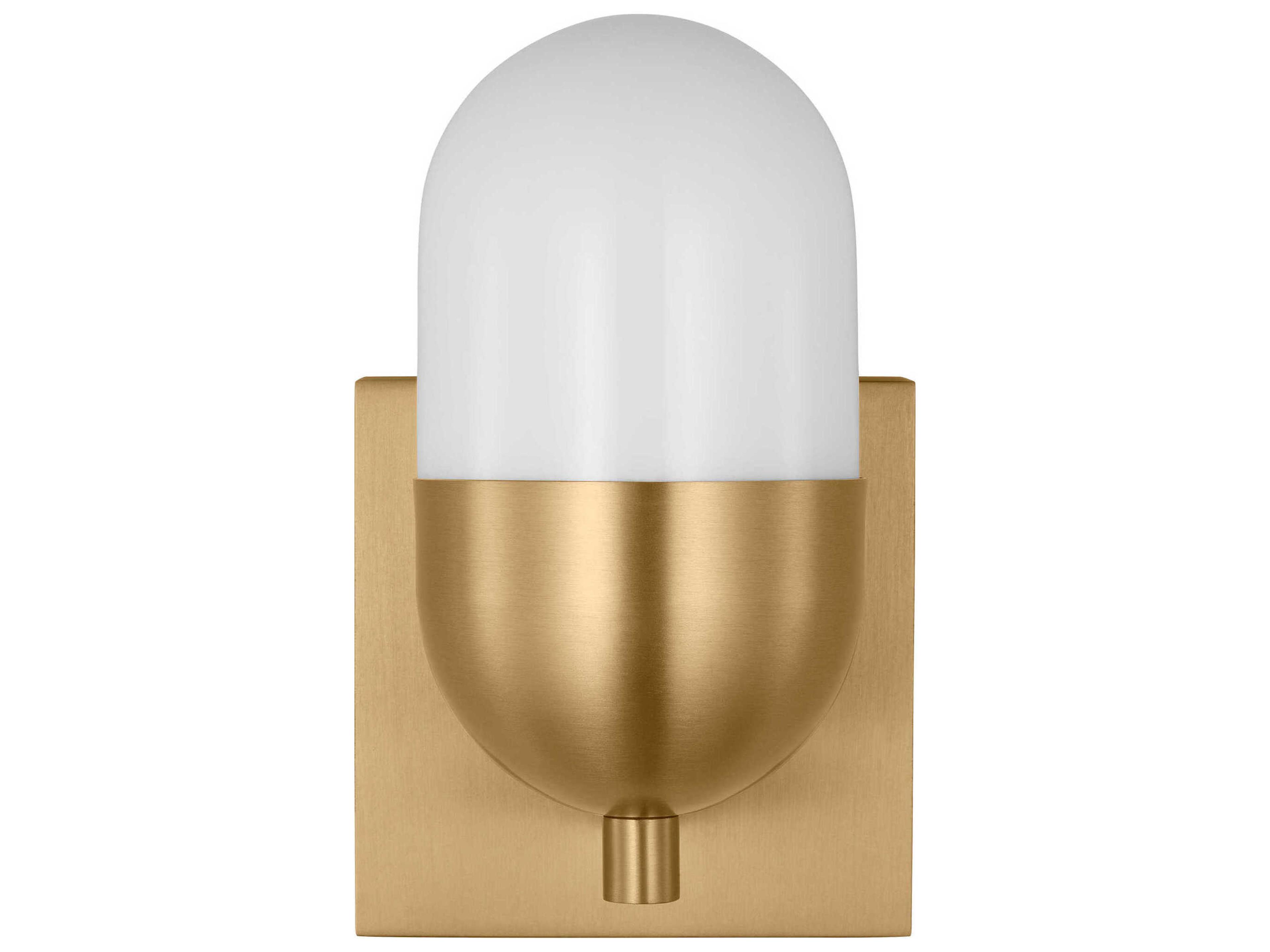 Visual Comfort Studio Foster 1-Light Satin Brass Wall Sconce
