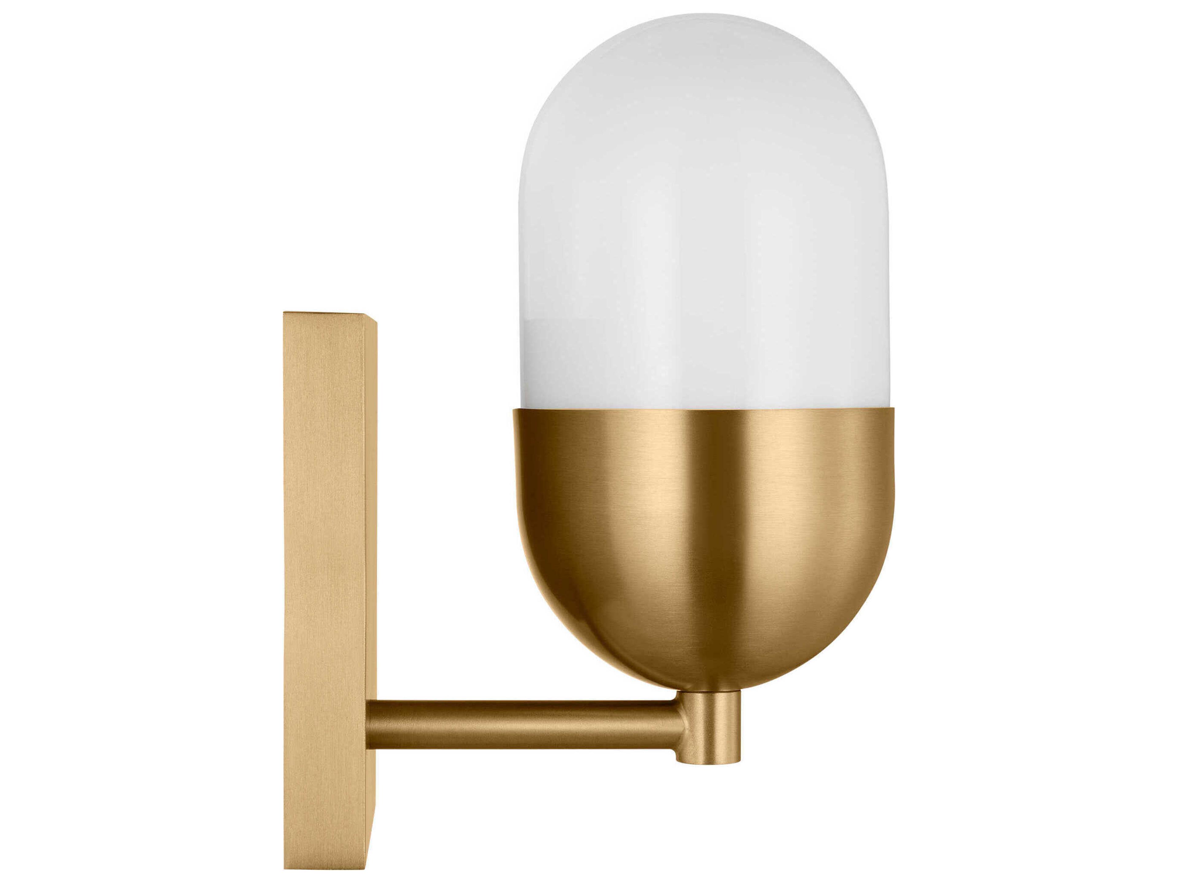 Visual Comfort Studio Foster 1-Light Satin Brass Wall Sconce