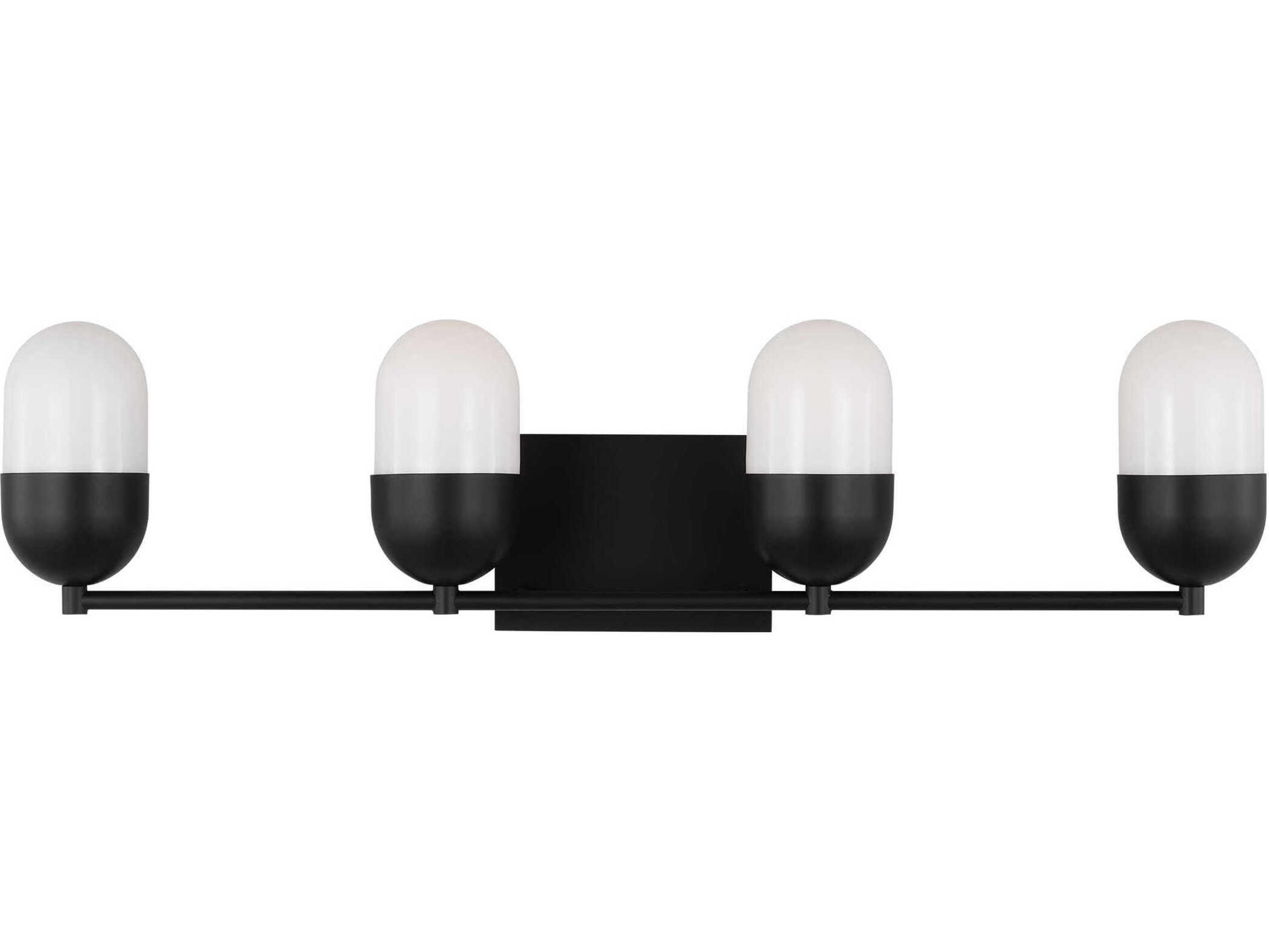 Visual Comfort Studio Foster 4-Light Midnight Black Vanity Light