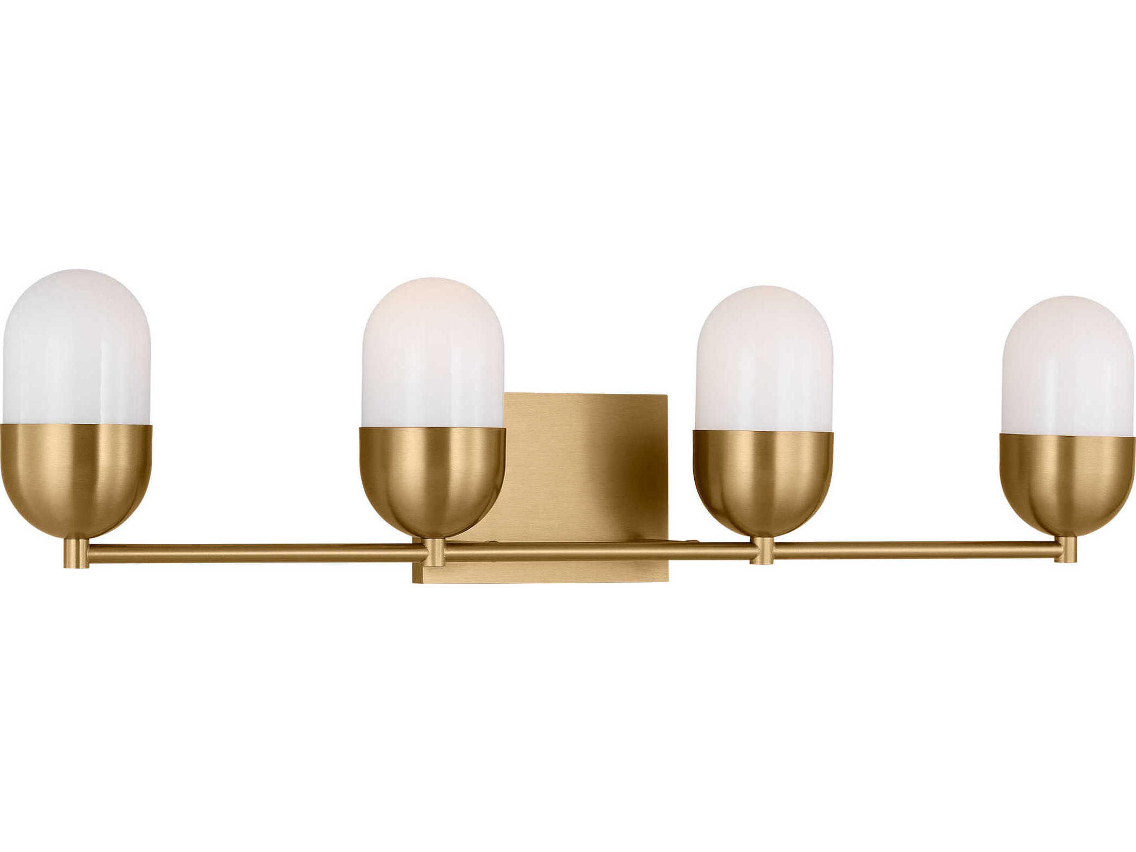 4 Light Bath Vanity Foster Satin Brass