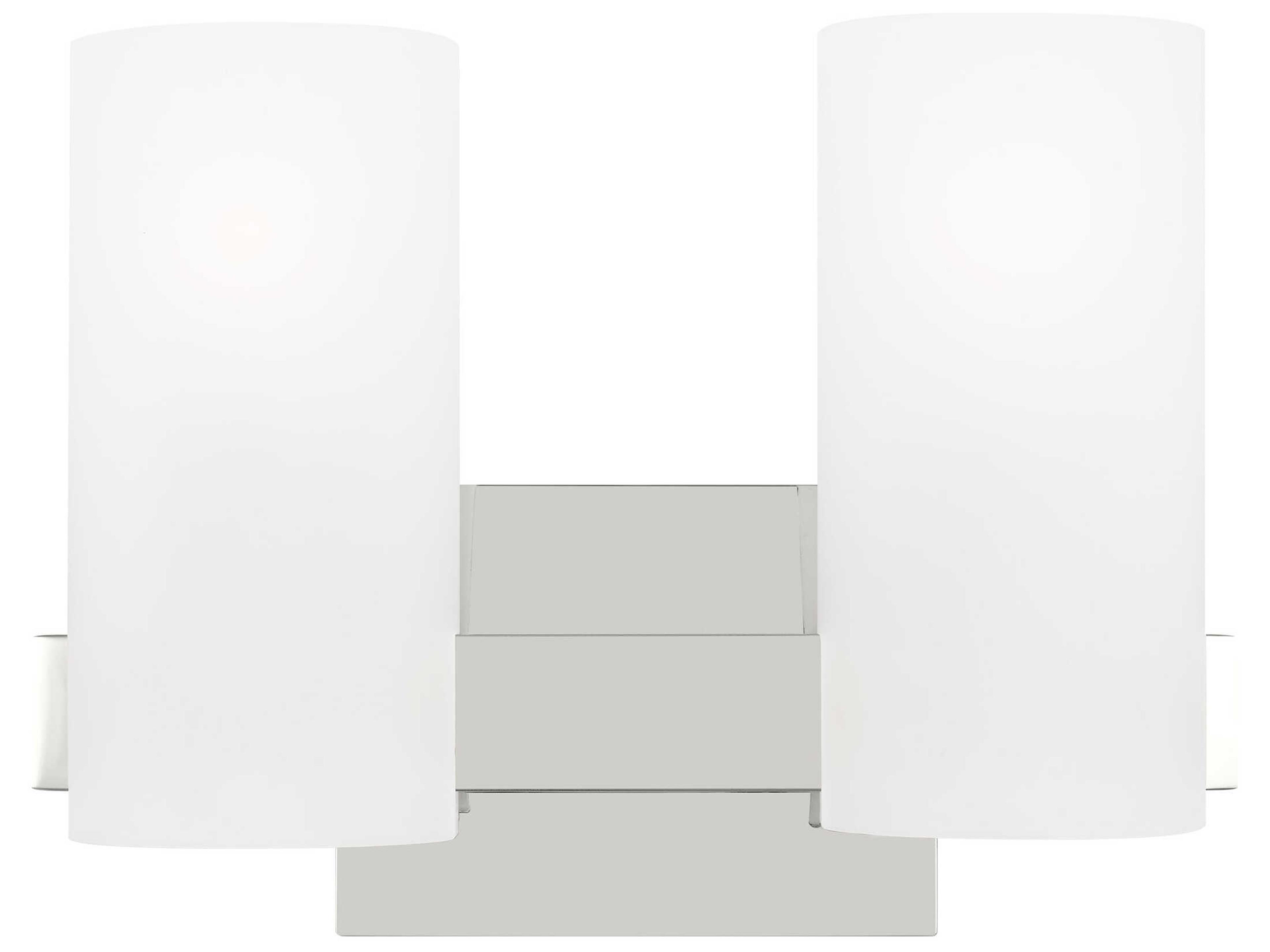 Visual Comfort Studio Rhode 2-Light Chrome Vanity Light