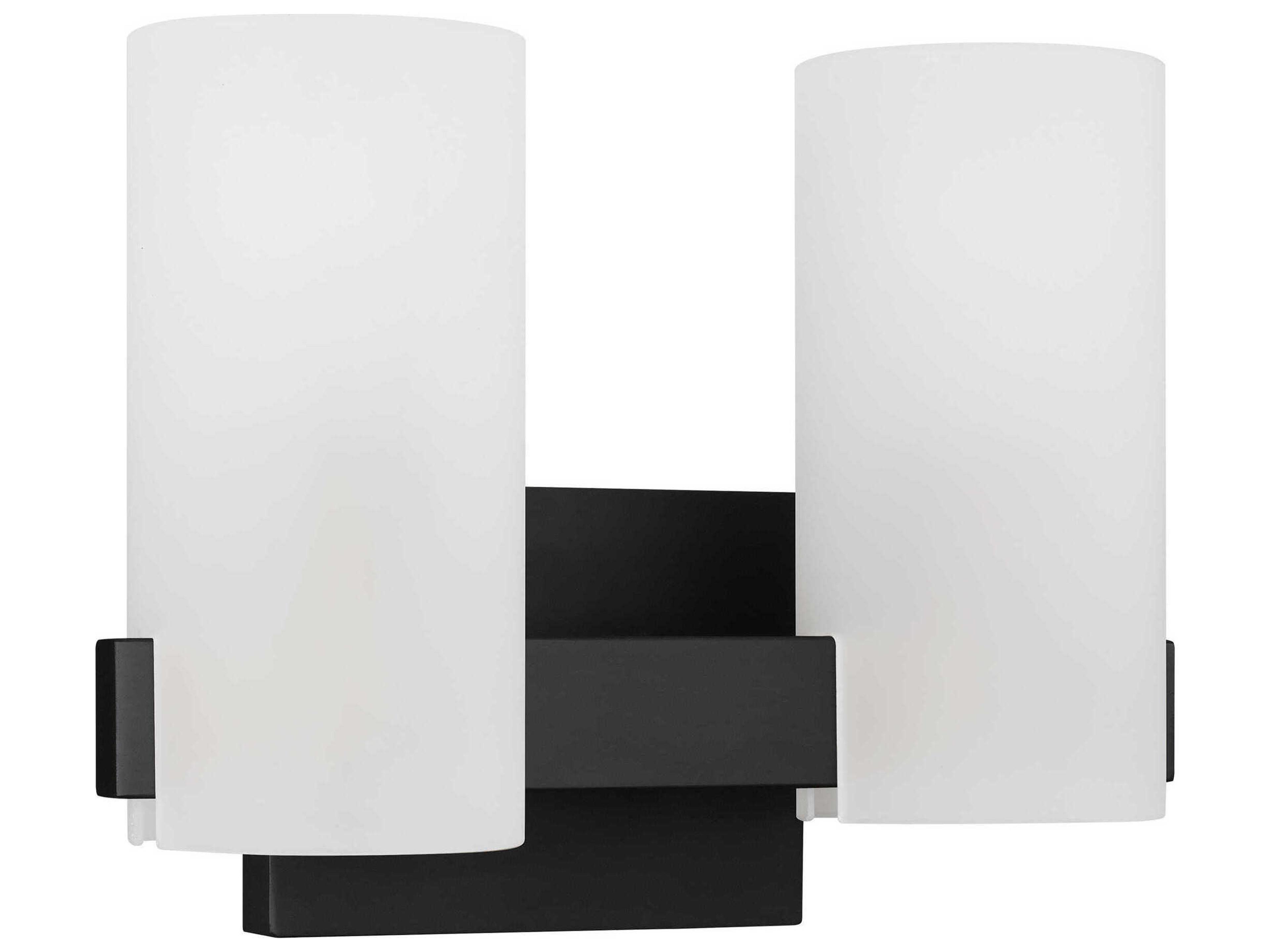 Visual Comfort Studio Rhode 2-Light Midnight Black Vanity Light