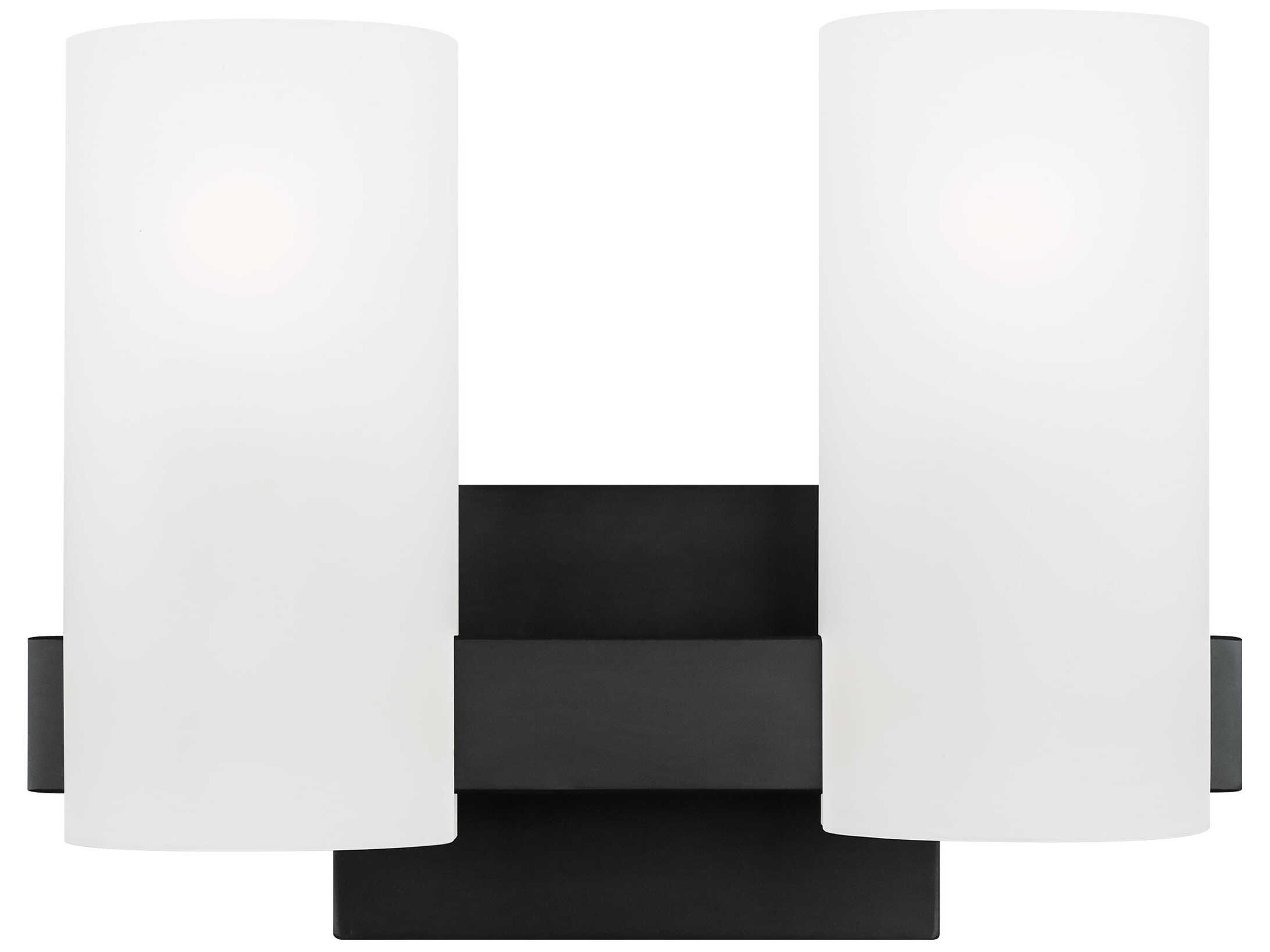 Visual Comfort Studio Rhode 2-Light Midnight Black Vanity Light