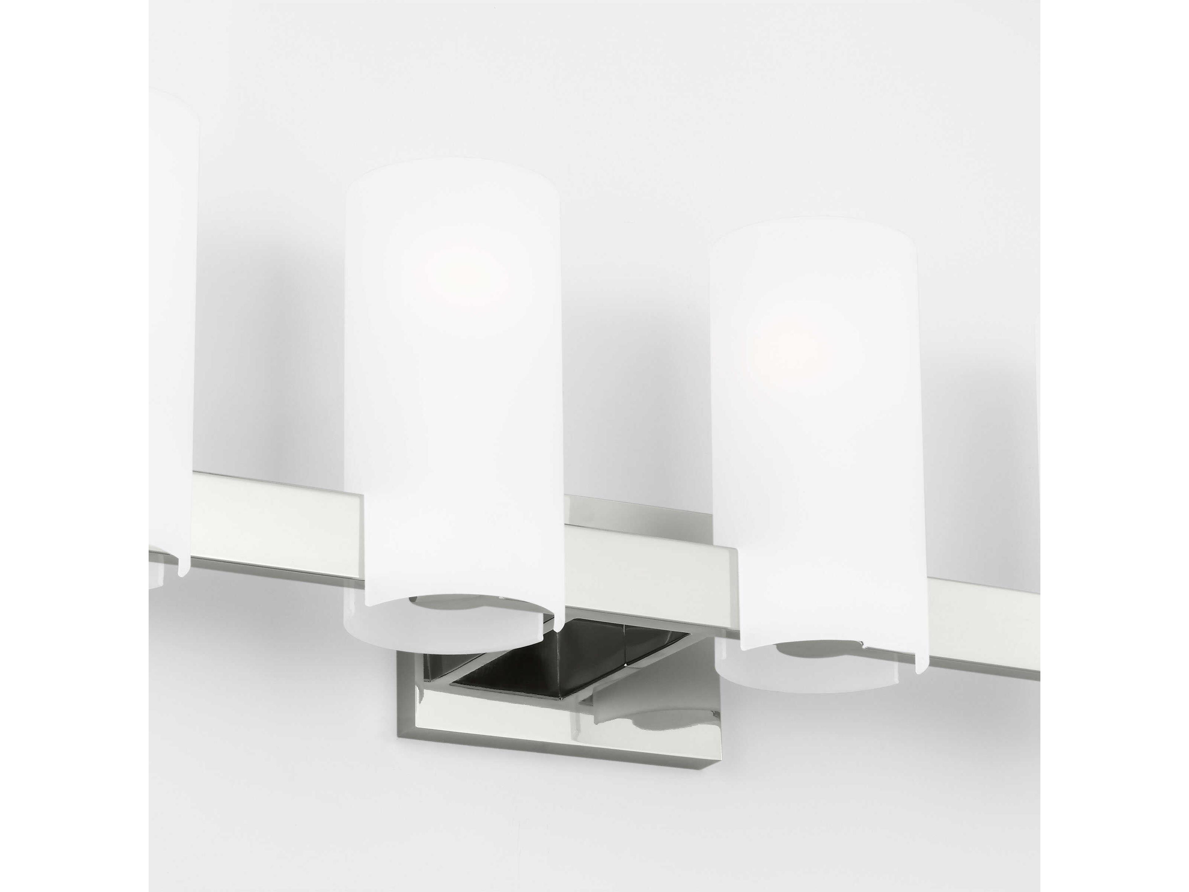 Visual Comfort Studio Rhode 4-Light Brushed Steel Vanity Light