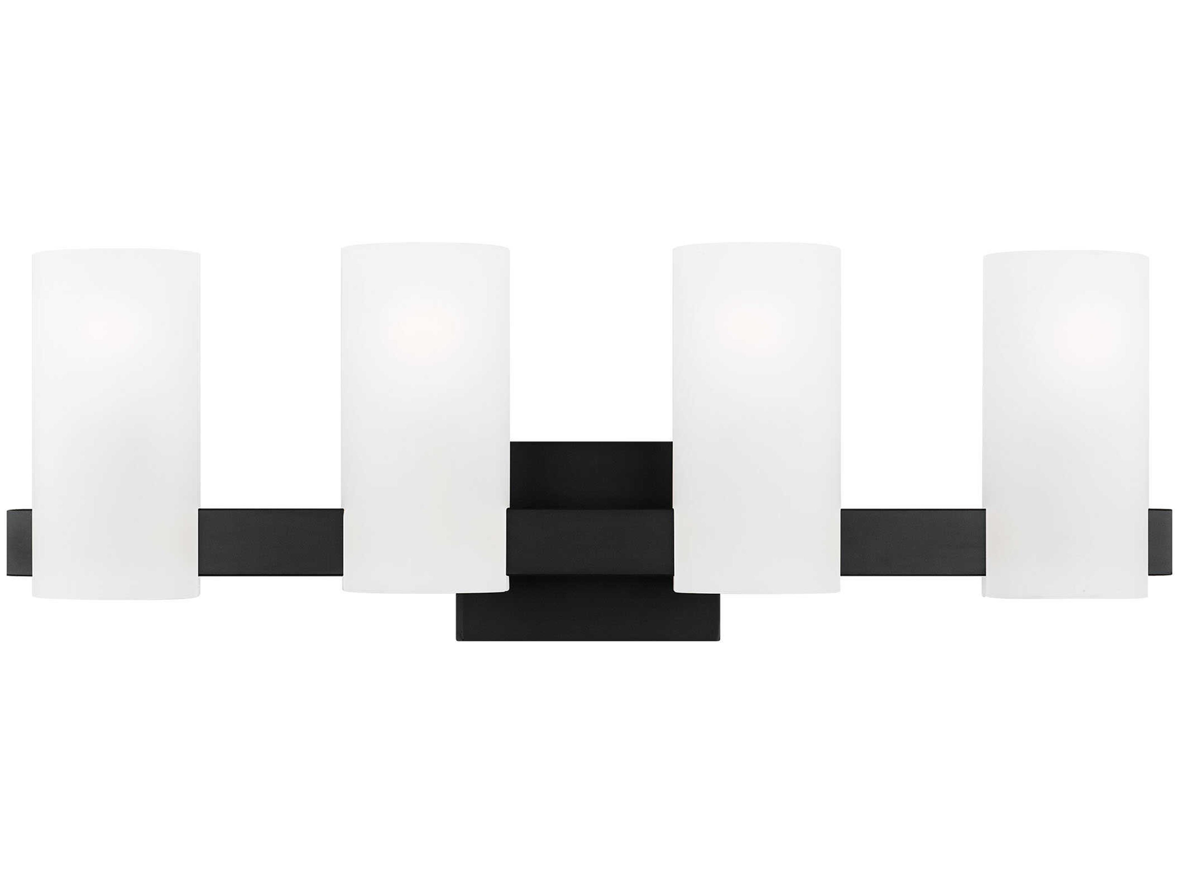 Visual Comfort Studio Rhode 4-Light Midnight Black Vanity Light