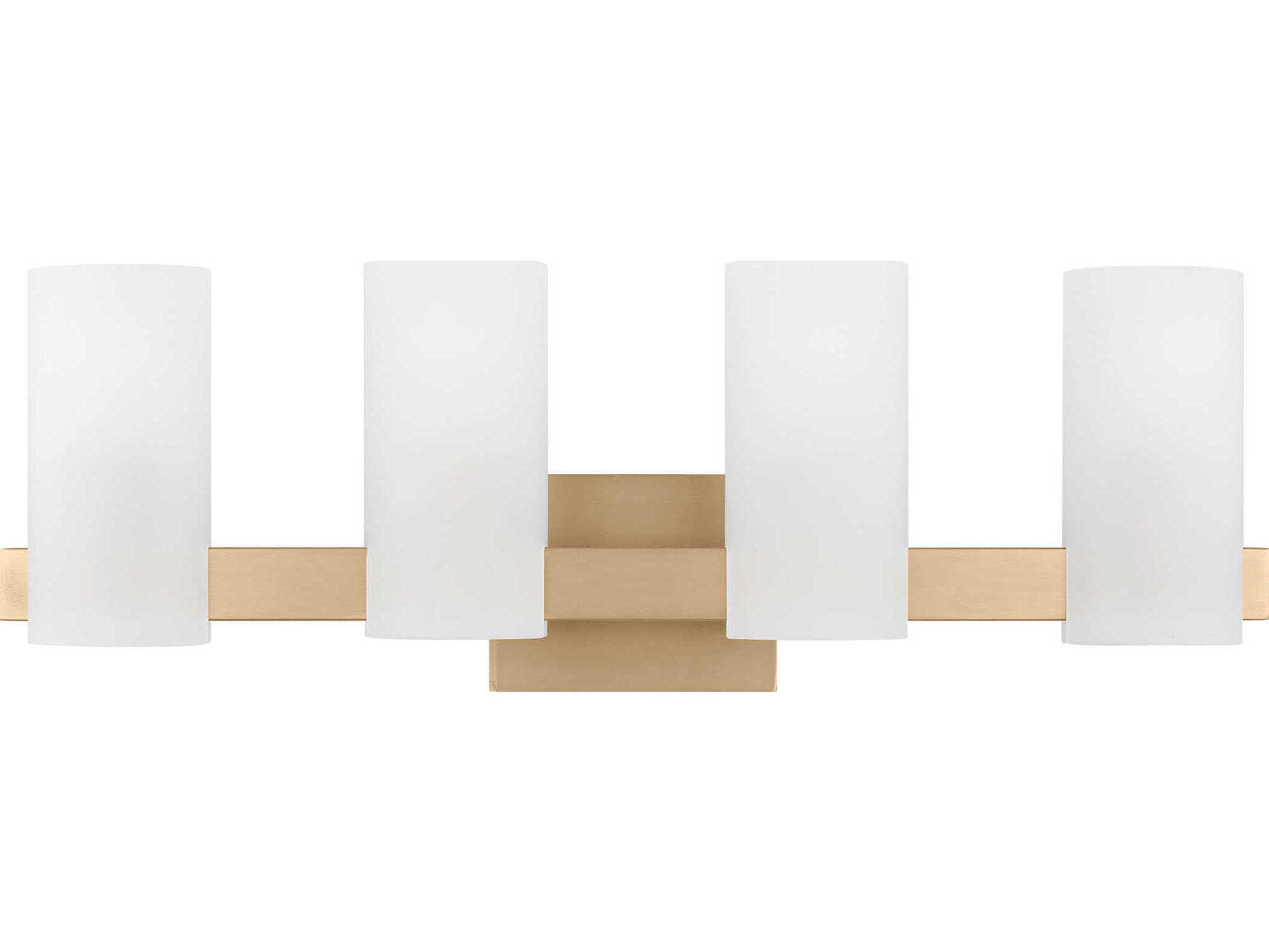 Visual Comfort Studio Rhode 4-Light Satin Brass Vanity Light