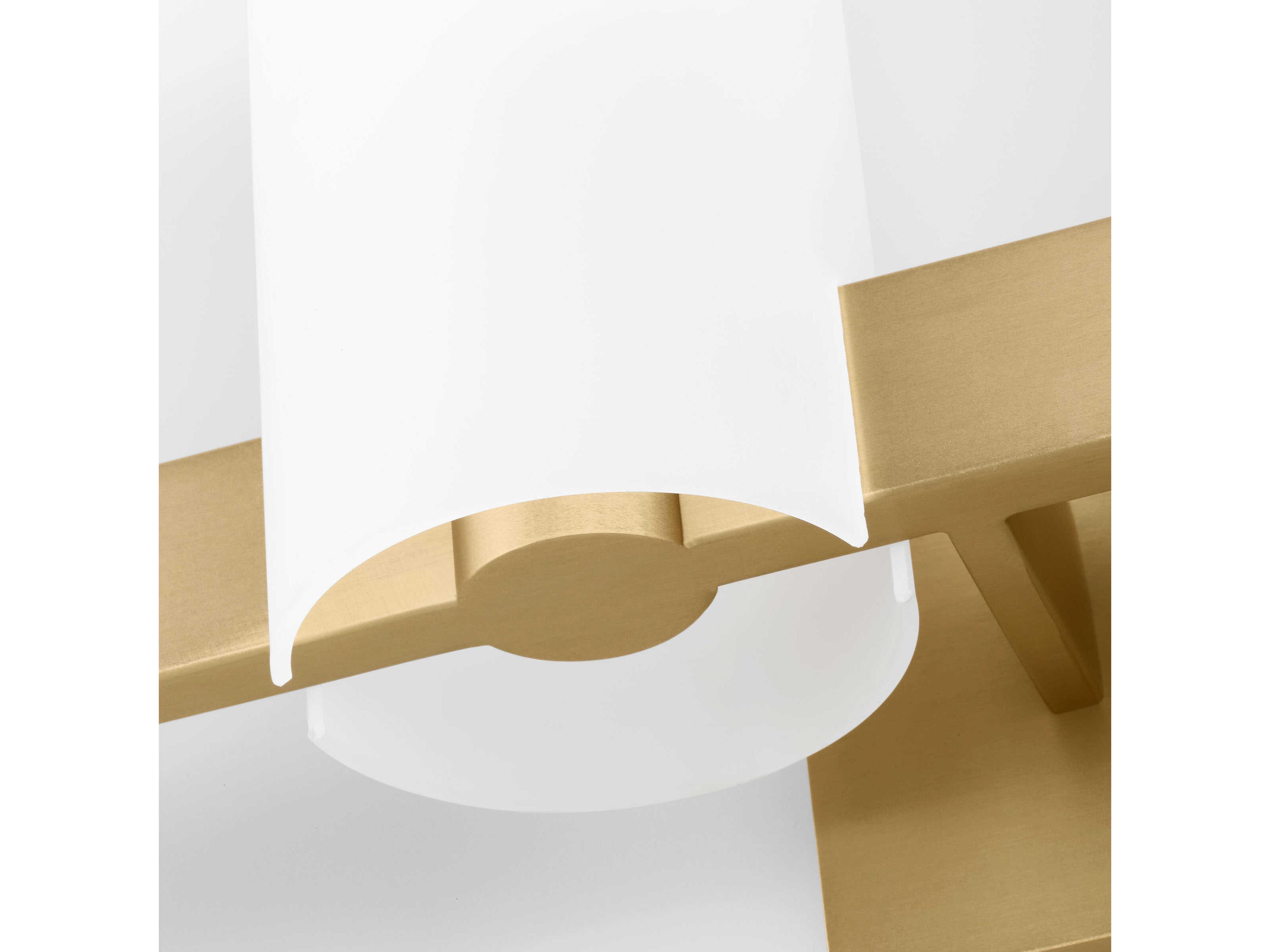 Visual Comfort Studio Rhode 4-Light Satin Brass Vanity Light
