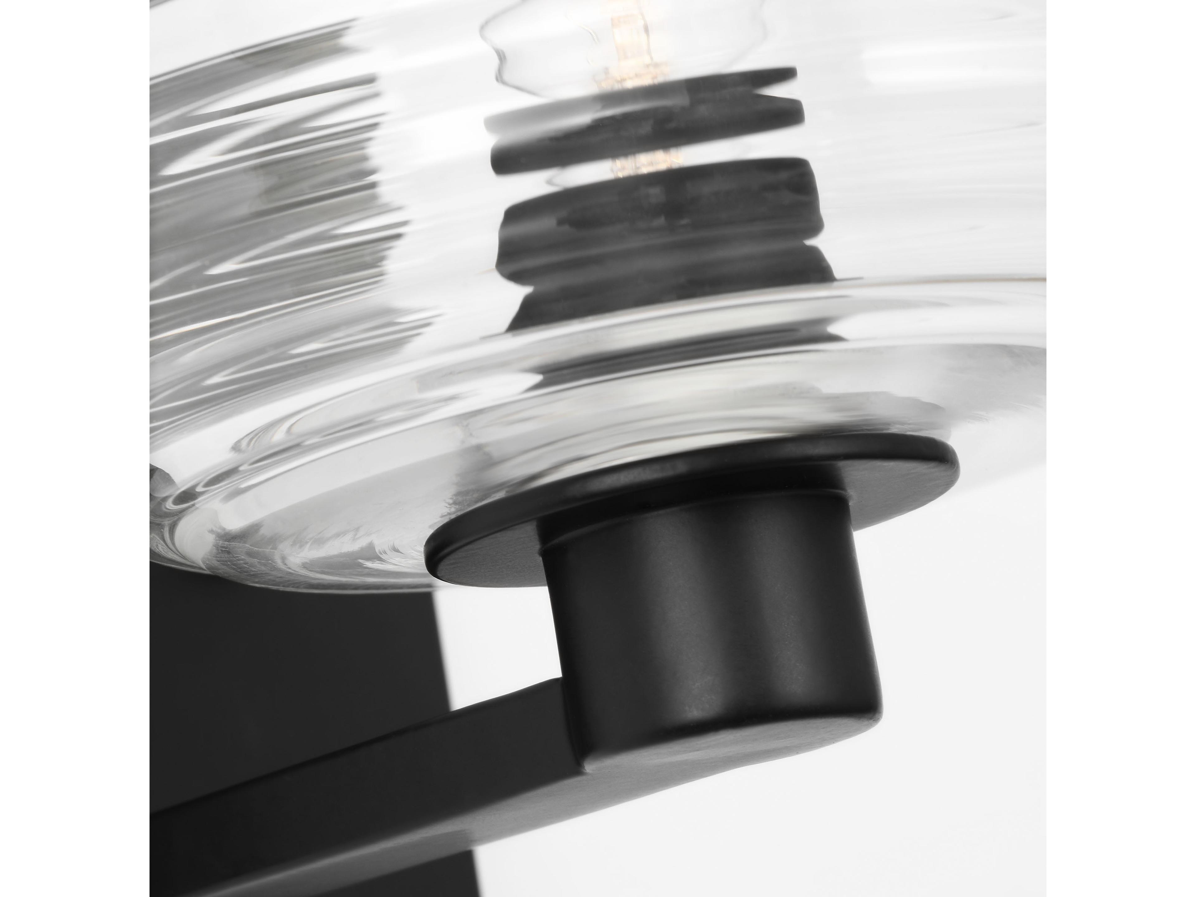 Visual Comfort Studio Lochdale 1-Light Midnight Black Wall Sconce