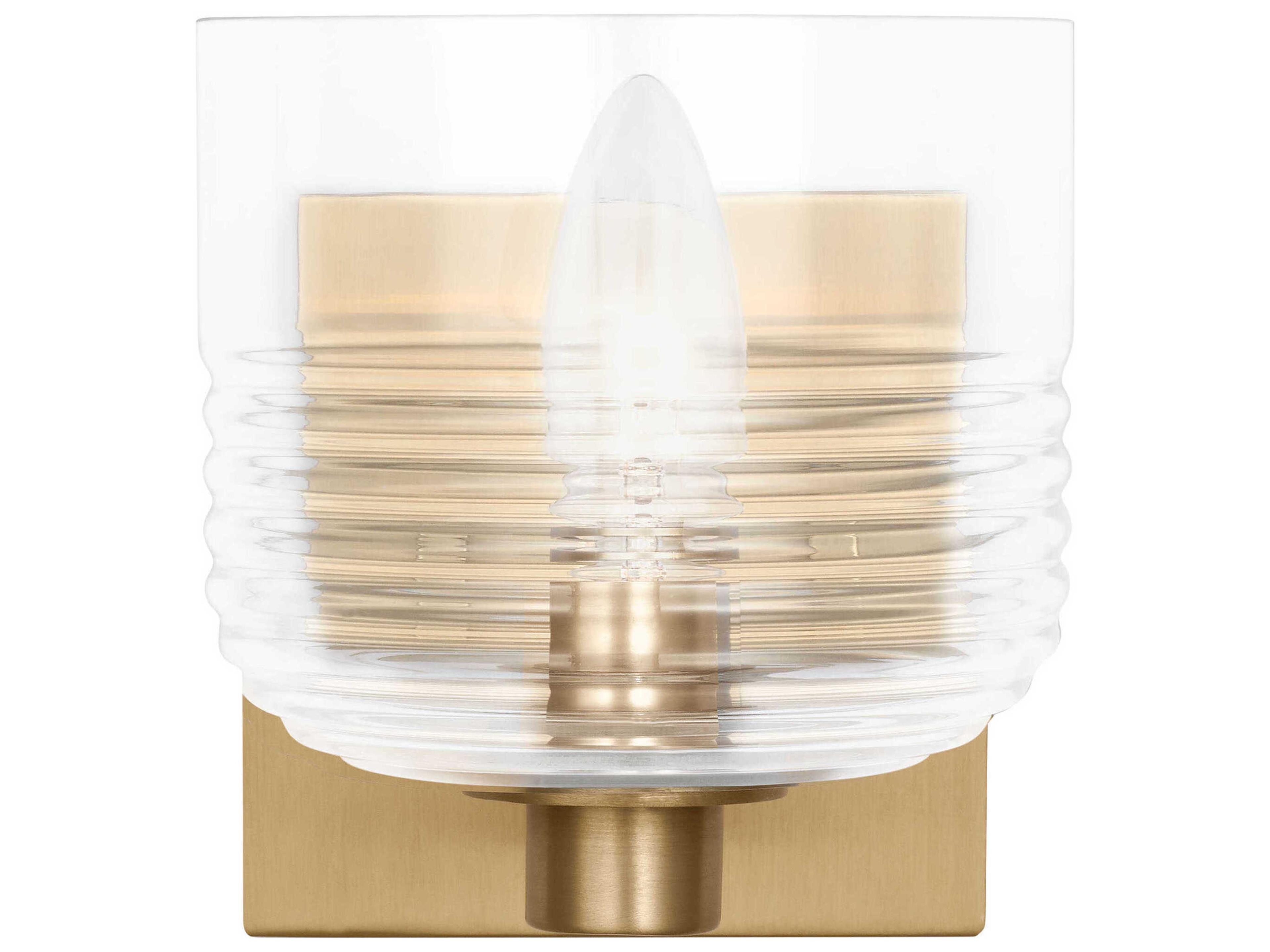 Lochdale Small Wall Sconce Satin Brass
